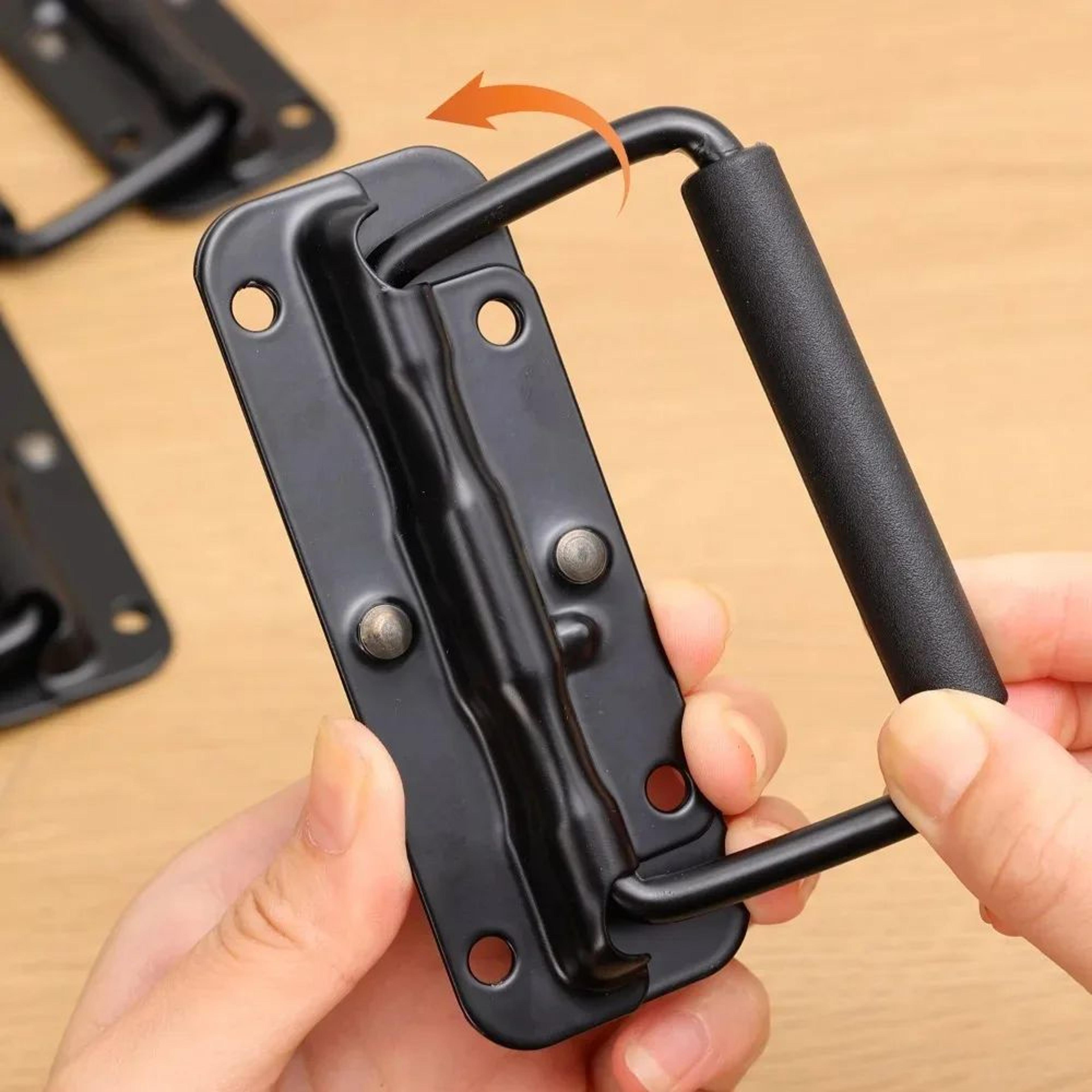 Spring Loaded Folding Carry Handle For Toolboxes And Storage Cases 4