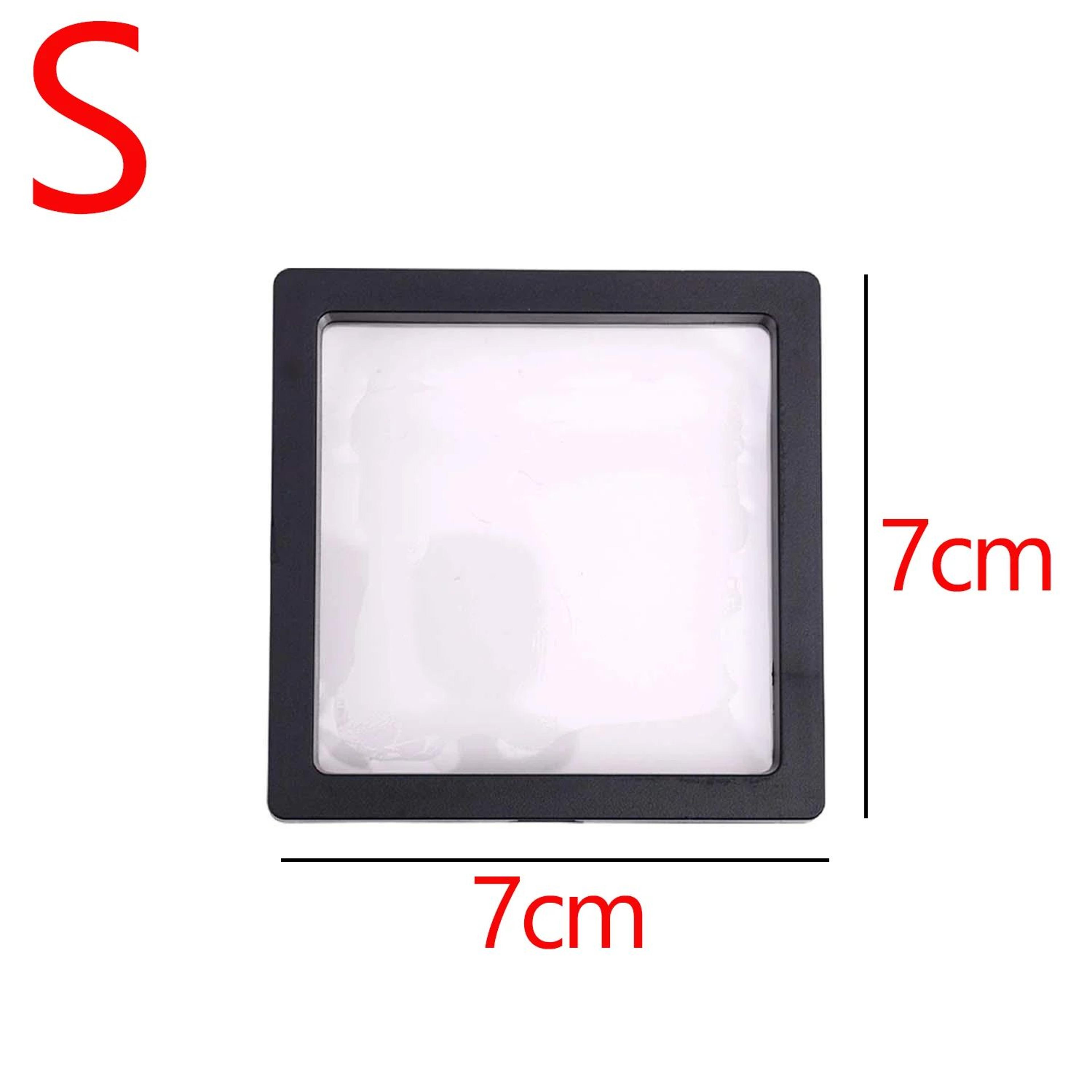 3D Floating Jewelry Display Case Transparent Storage Box 6