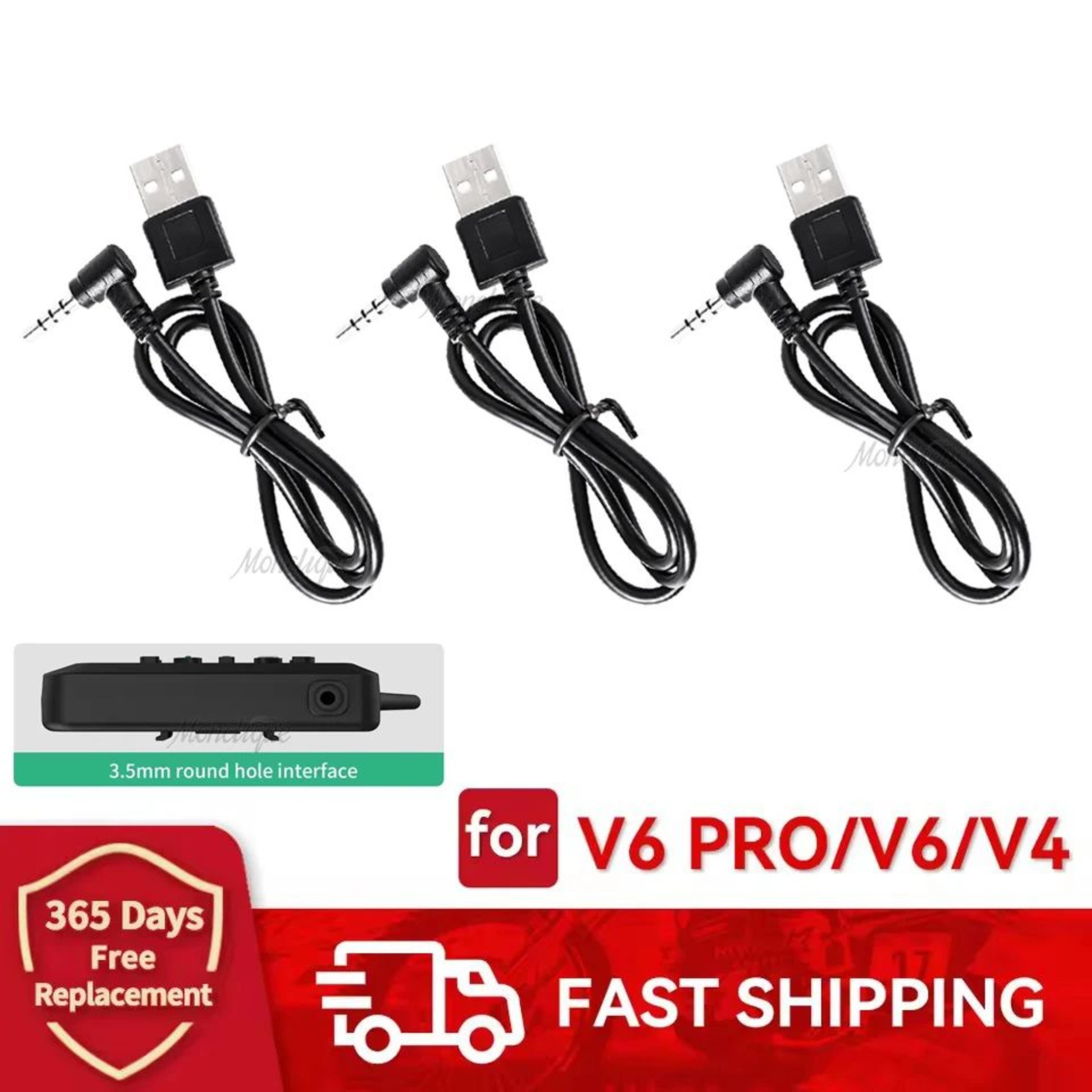 Fast Charging Cable For EJEAS V6 PRO Motorcycle Intercom 5