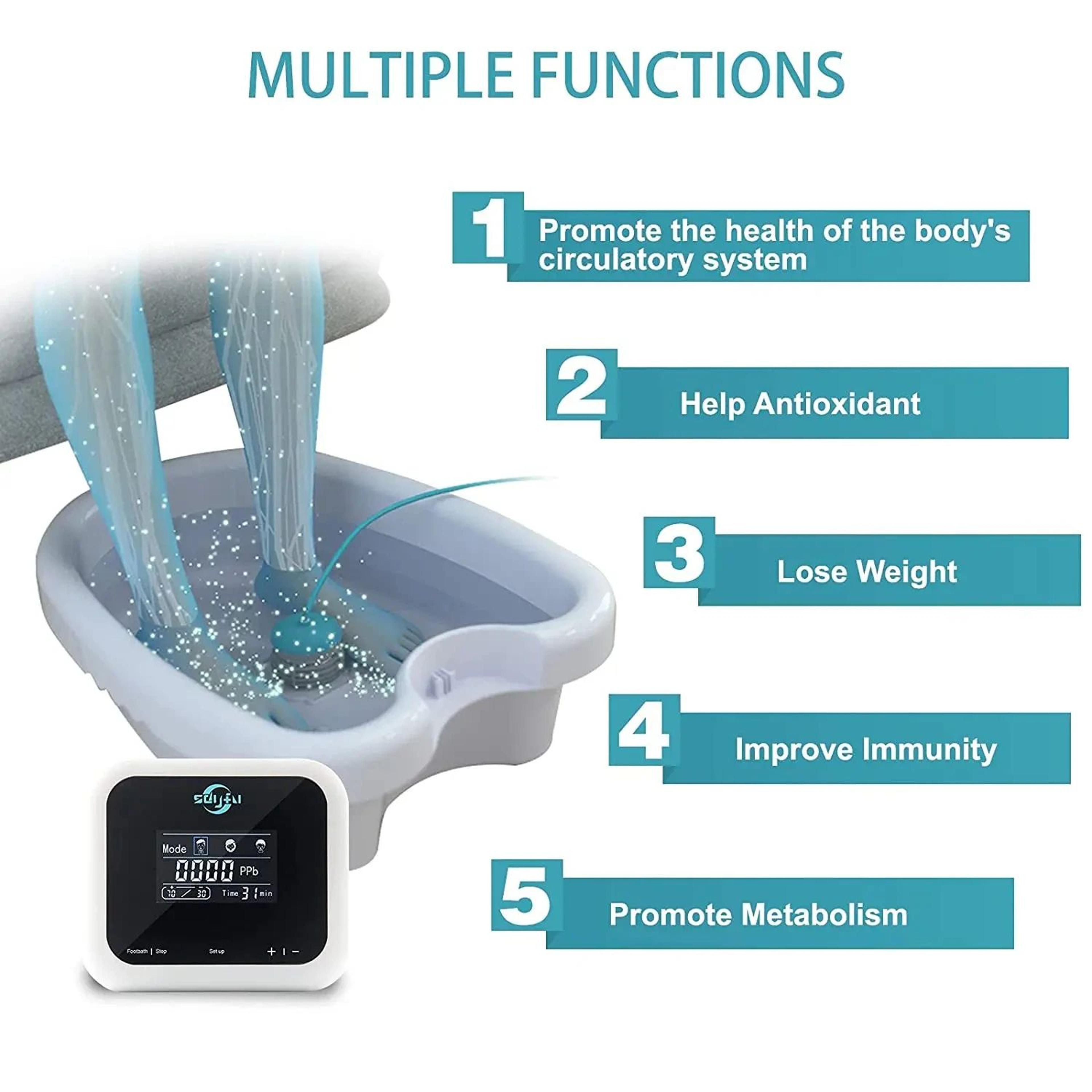 Electric Ionic Foot Spa Bath Machine With Touch Display 4