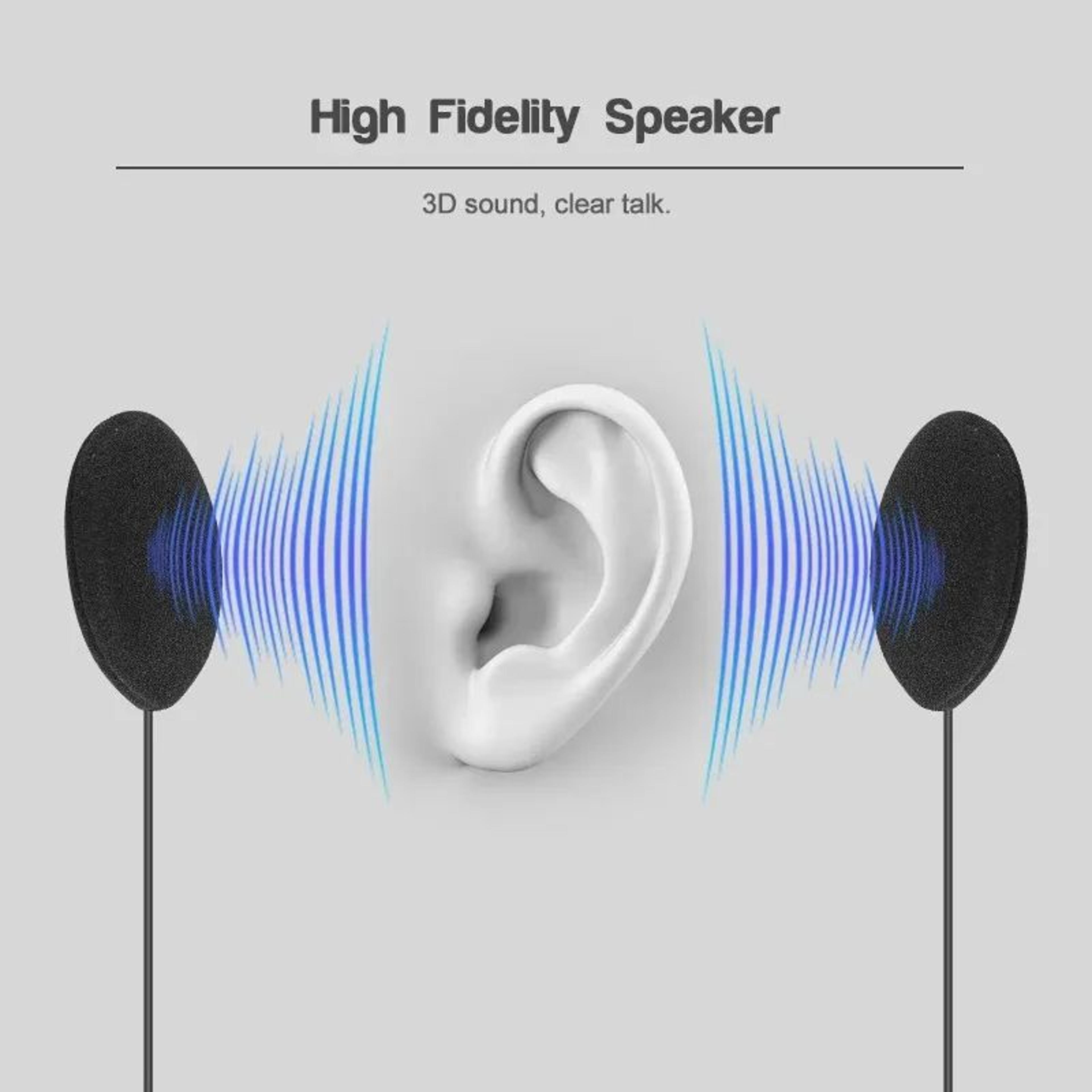EJEAS Motorcycle Helmet Headset Type C Microphone Speaker Kit 1