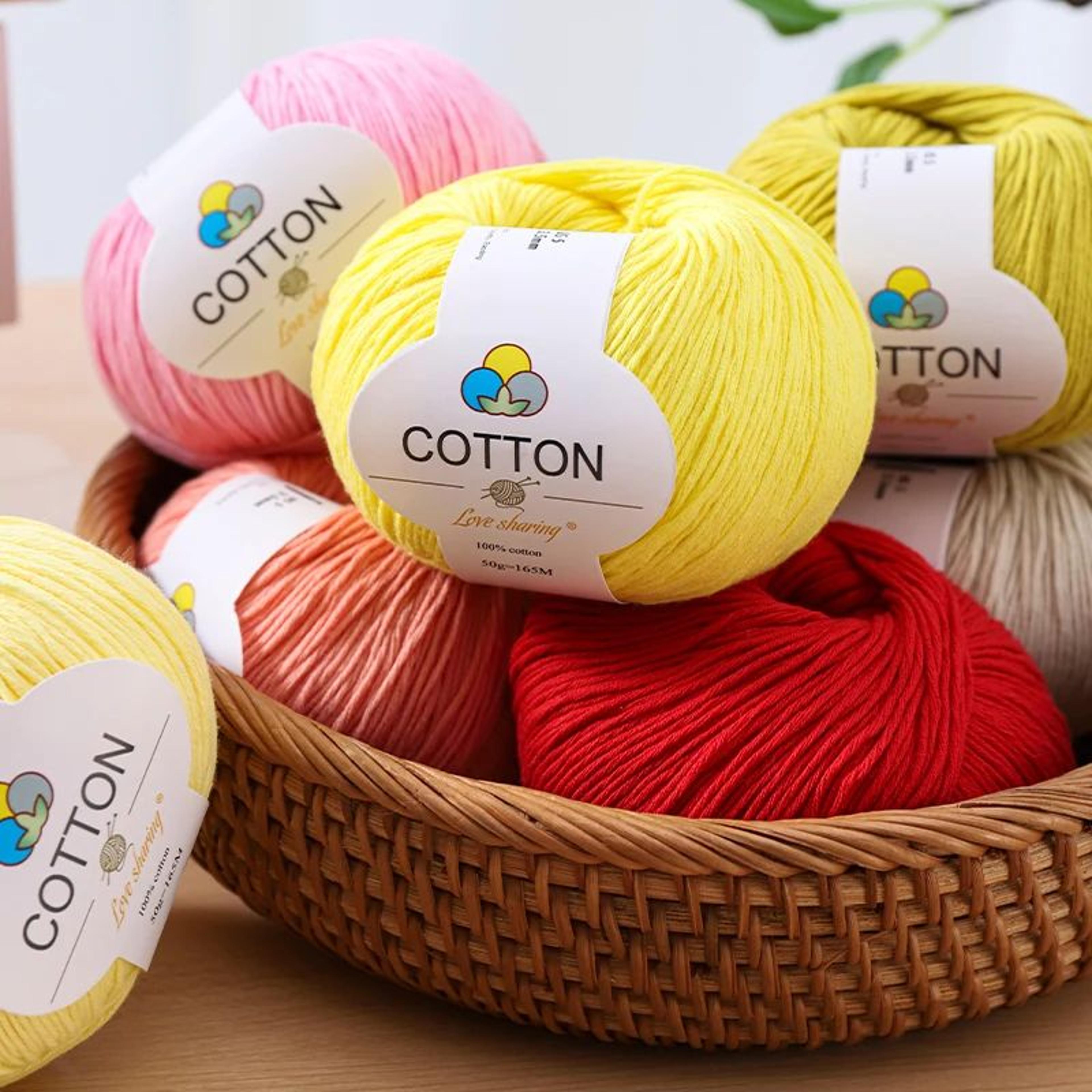 100 Percent Pure Cotton Yarn Set For Knitting And Crochet 2