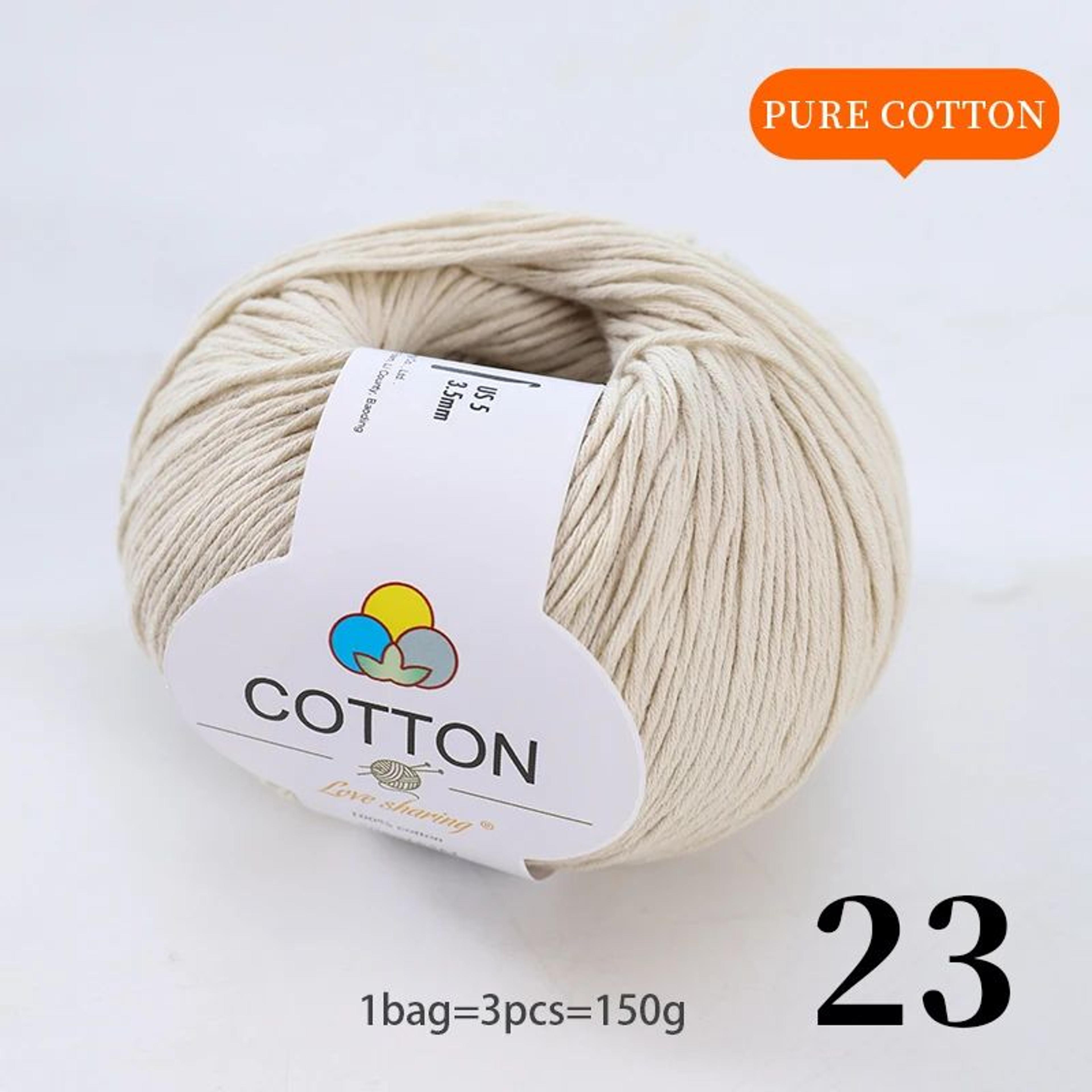 100 Percent Pure Cotton Yarn Set For Knitting And Crochet 26