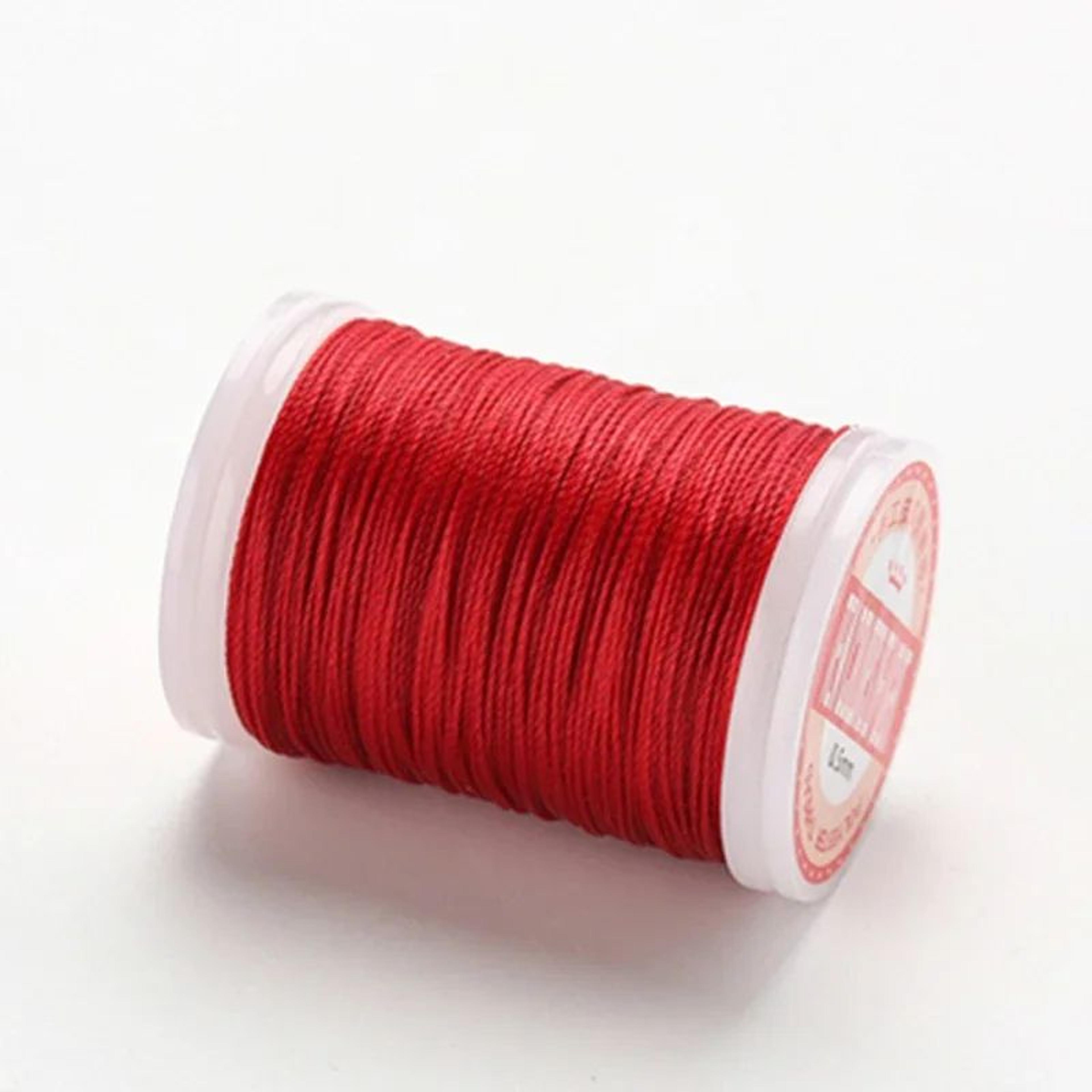 Waxed Leather Thread Polyester Sewing Thread For Leather Craft And DIY Projects 19