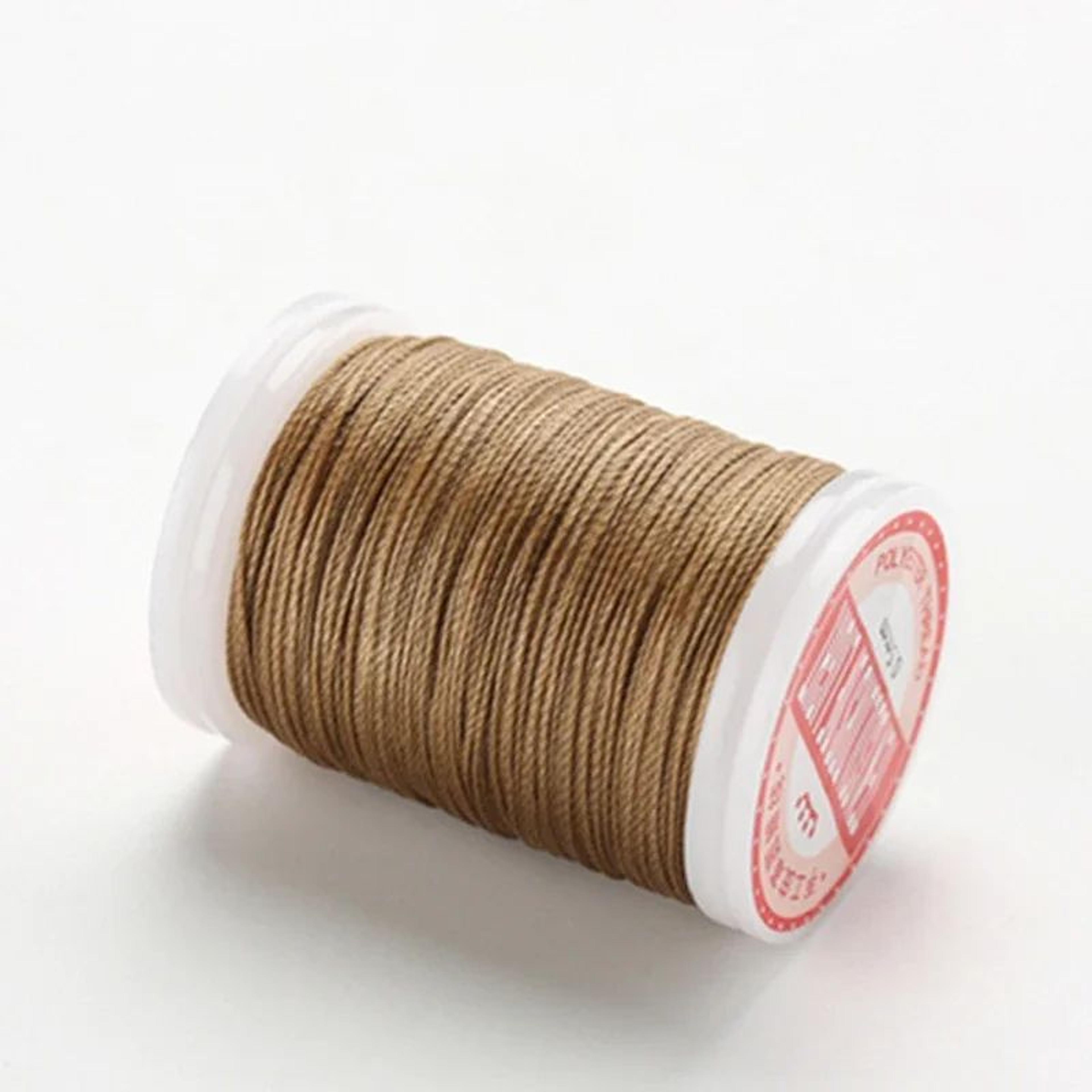Waxed Leather Thread Polyester Sewing Thread For Leather Craft And DIY Projects 8