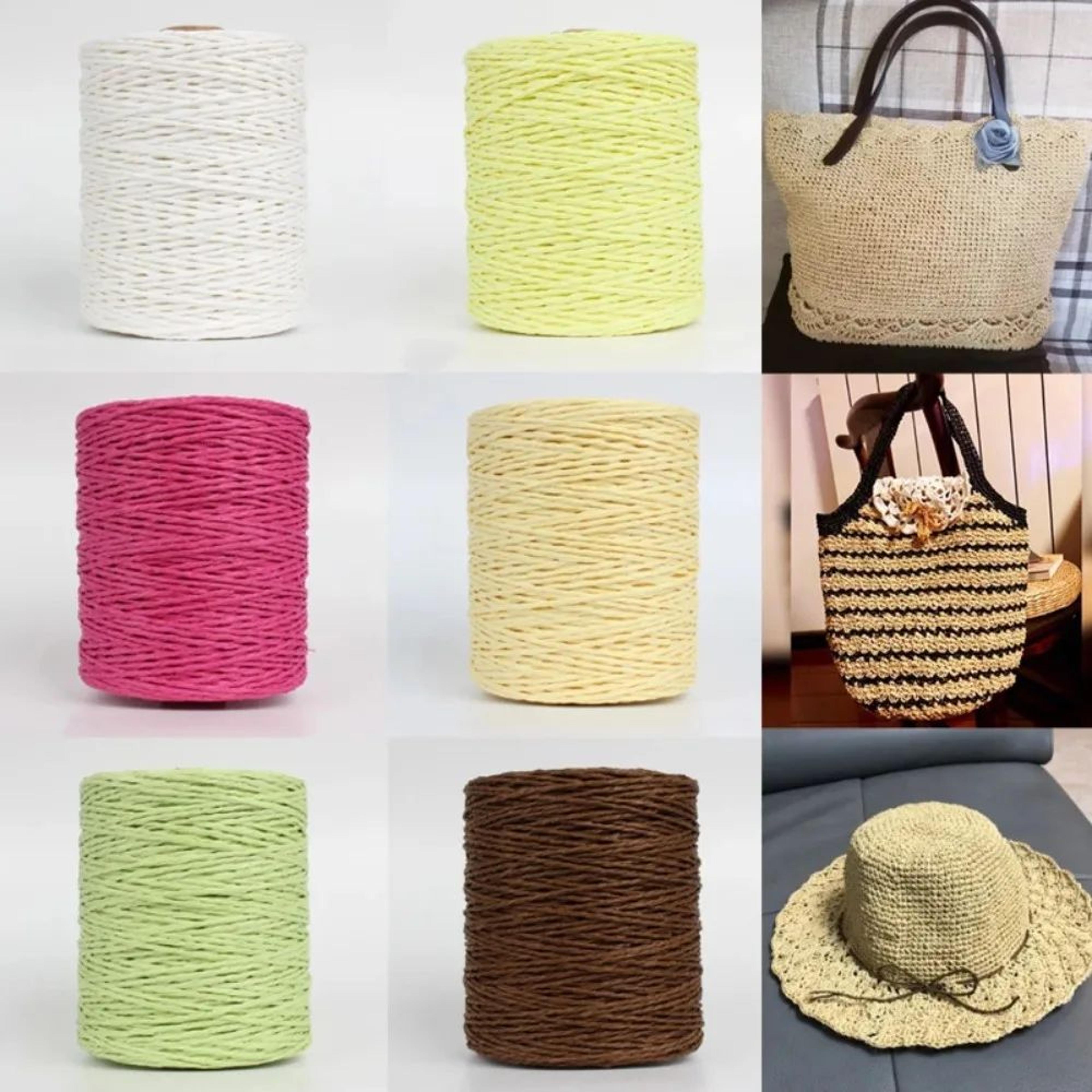 Raffia Straw Yarn Paper Yarn For Crochet And DIY Crafts 3