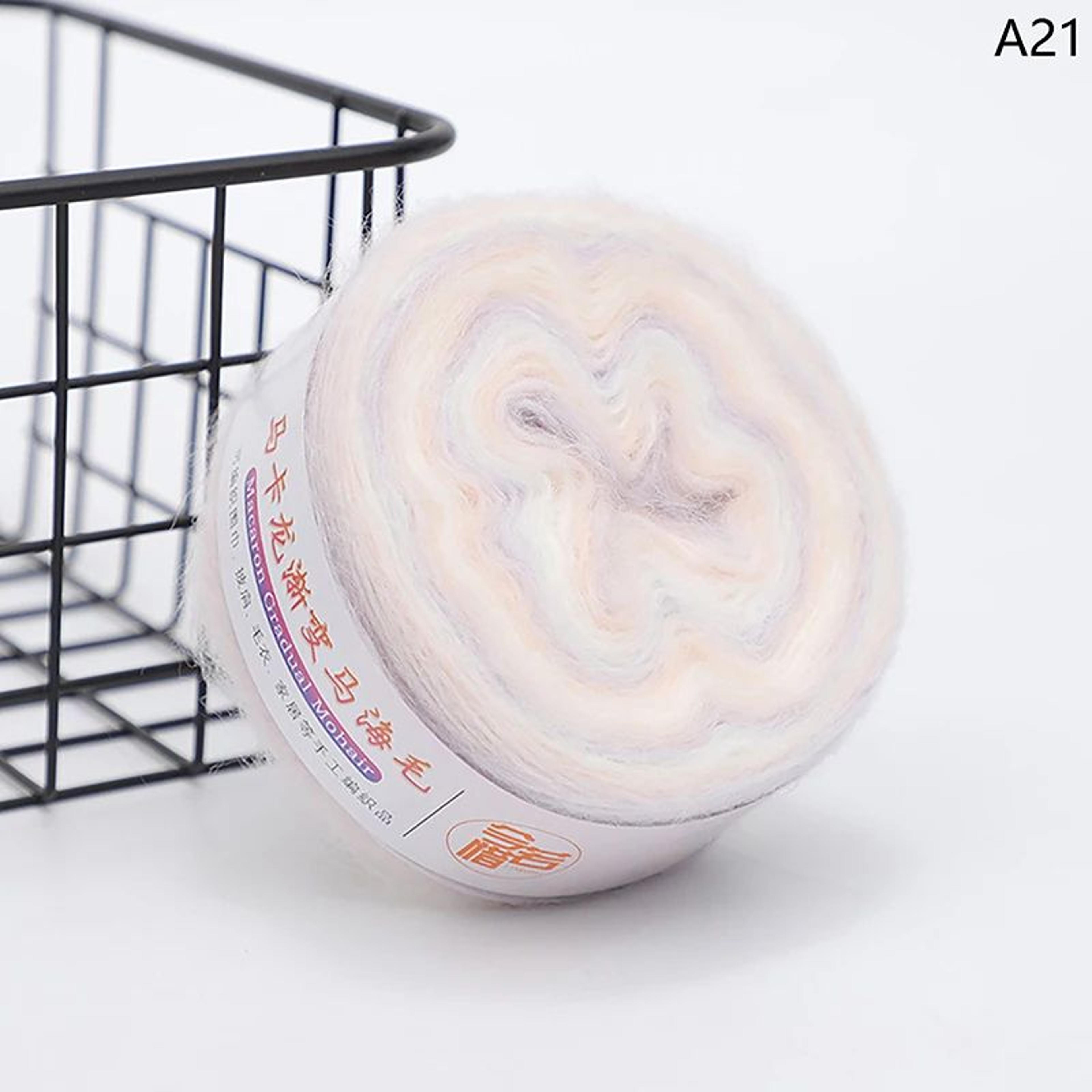 Gradient Mohair Yarn Rainbow Knitting Yarn For Crochet And DIY Crafts 27