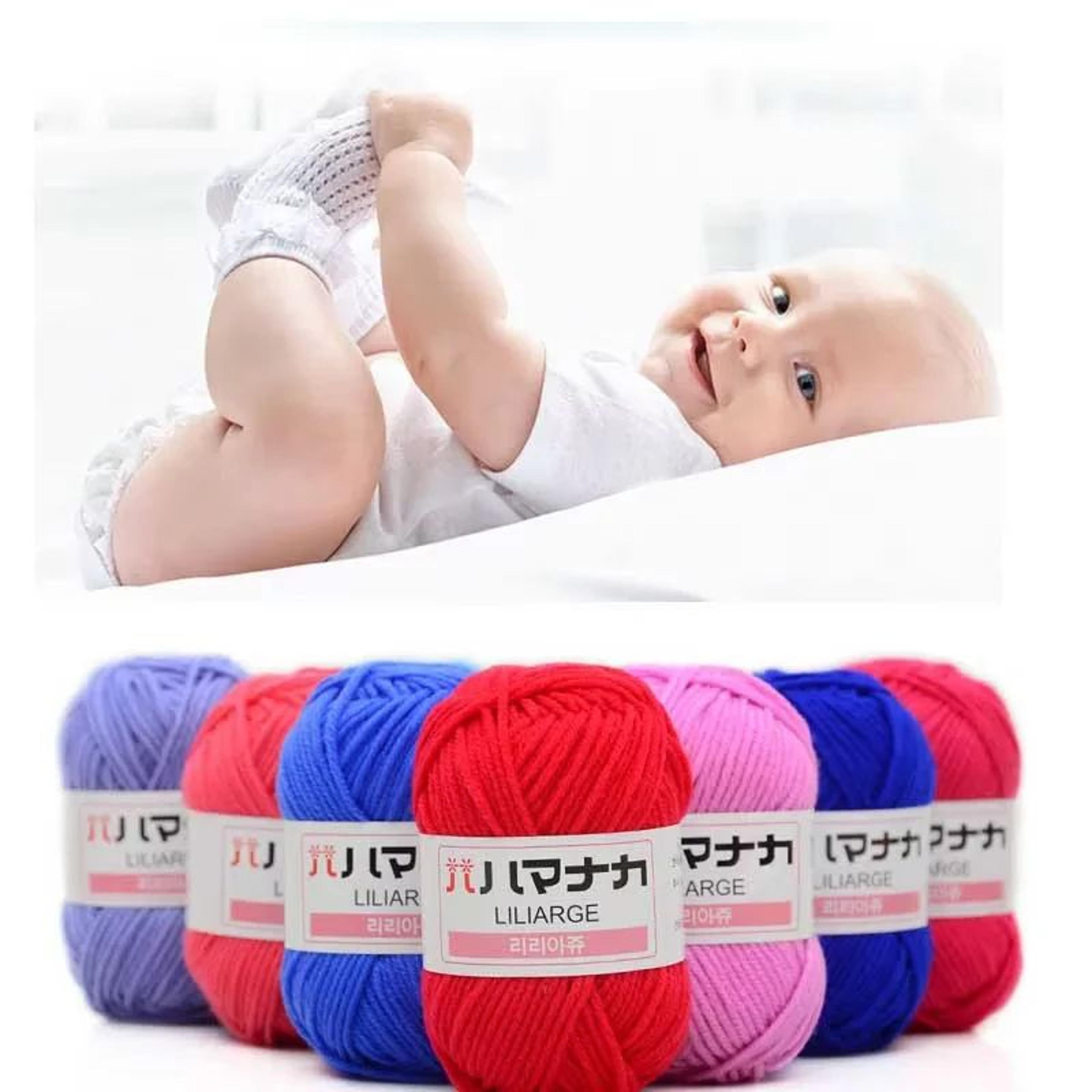 10 Pack Milk Cotton Yarn Set For Crochet And Knitting 5