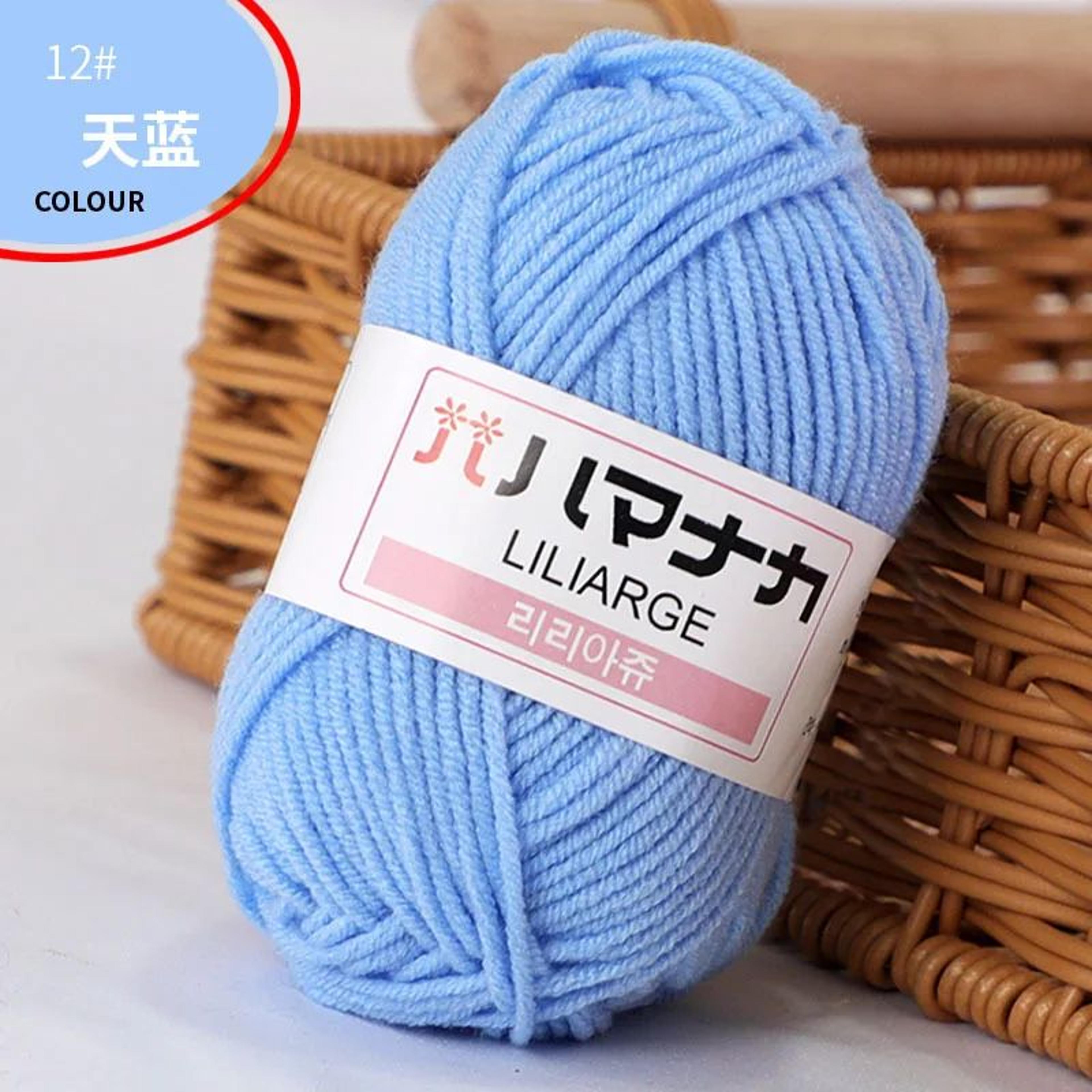 10 Pack Milk Cotton Yarn Set For Crochet And Knitting 23