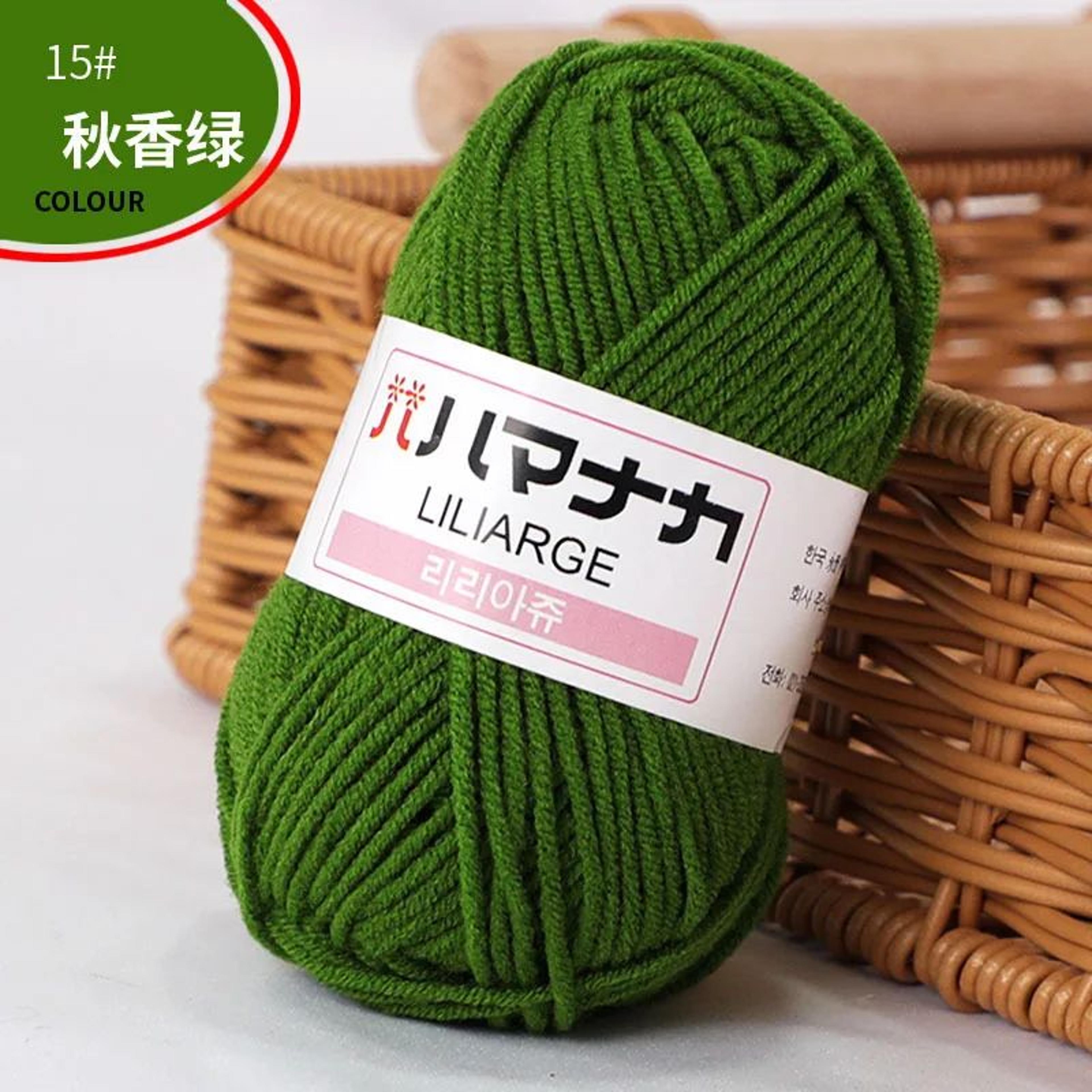 10 Pack Milk Cotton Yarn Set For Crochet And Knitting 8