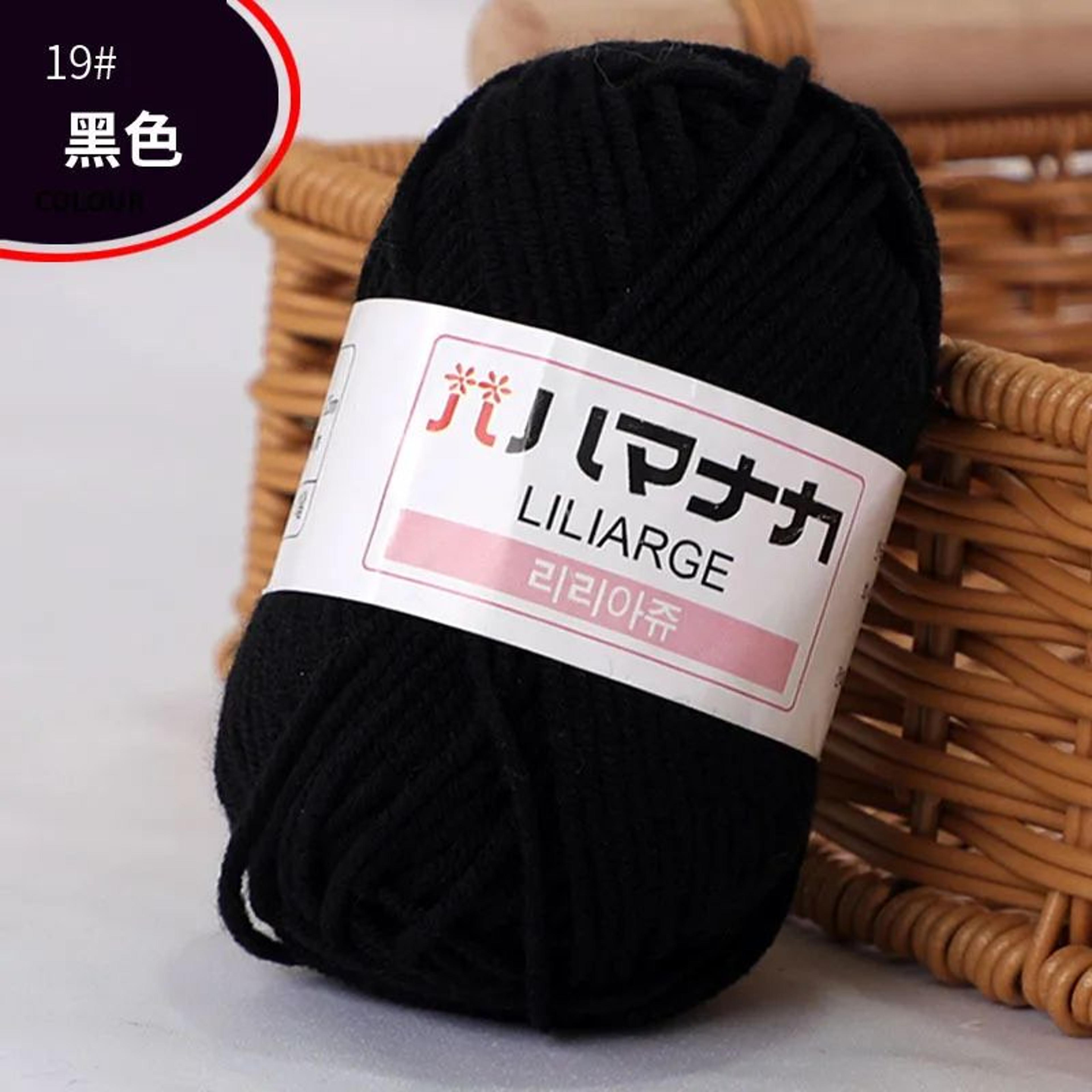 10 Pack Milk Cotton Yarn Set For Crochet And Knitting 10