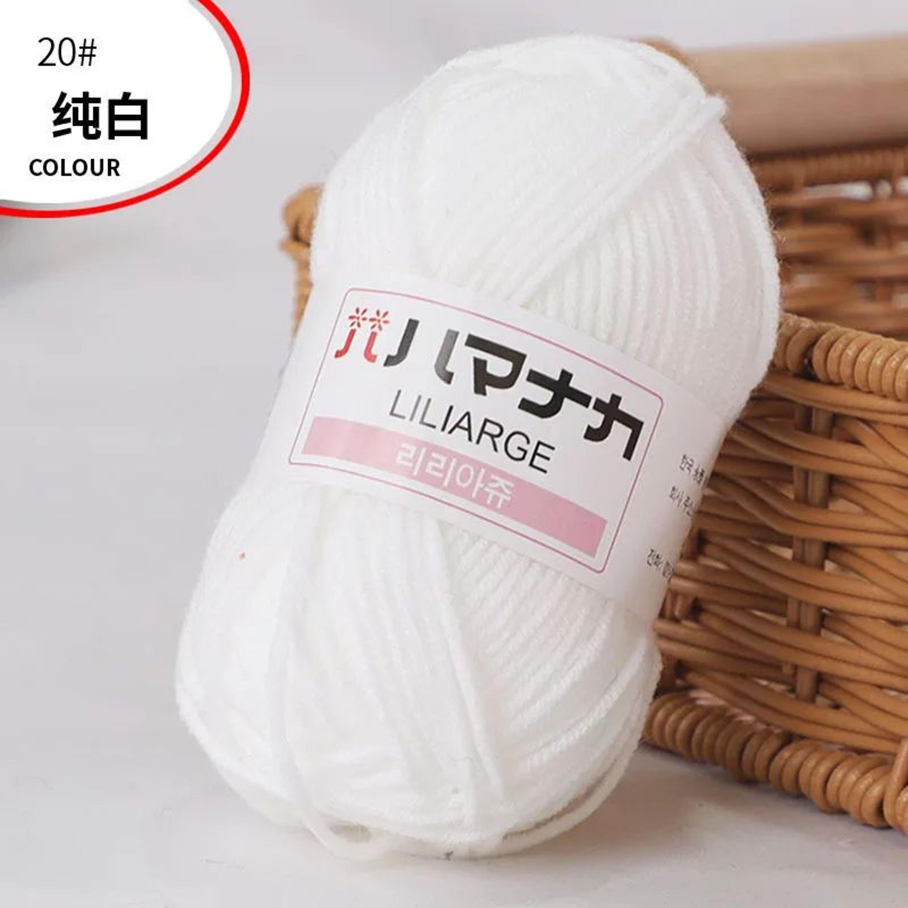 10 Pack Milk Cotton Yarn Set For Crochet And Knitting 11