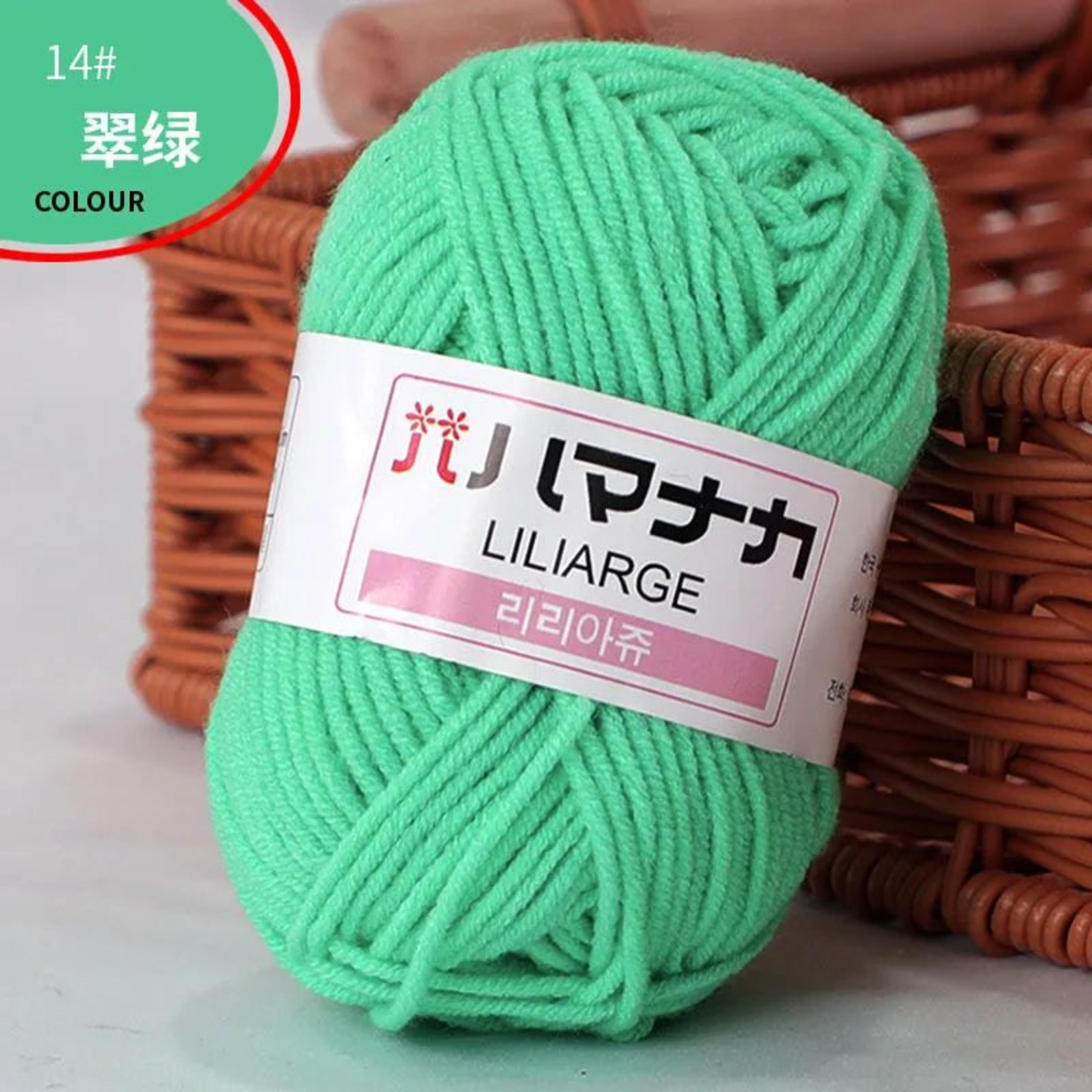 10 Pack Milk Cotton Yarn Set For Crochet And Knitting 25