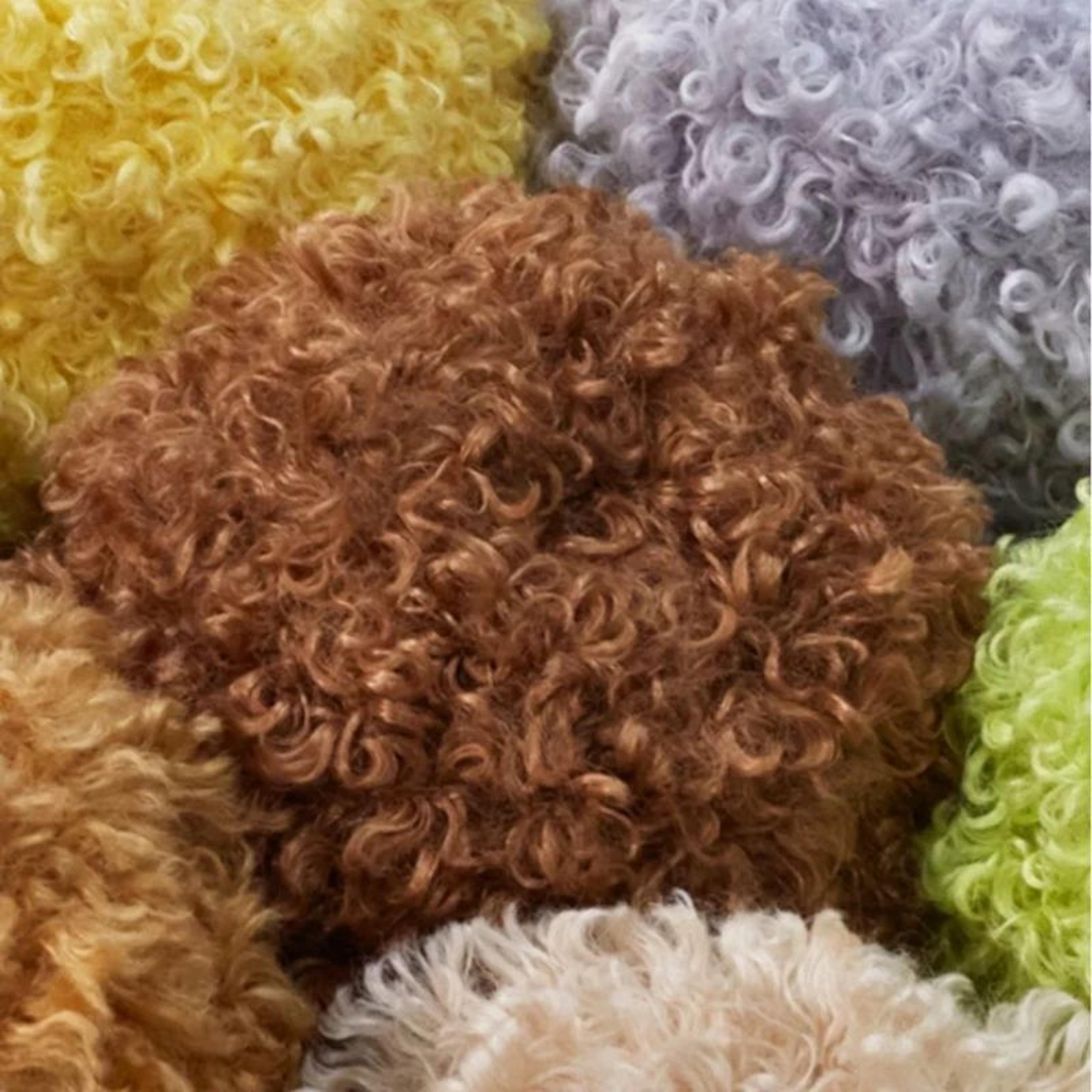 Curly Soft Yarn For Crochet And Knitting Projects 1