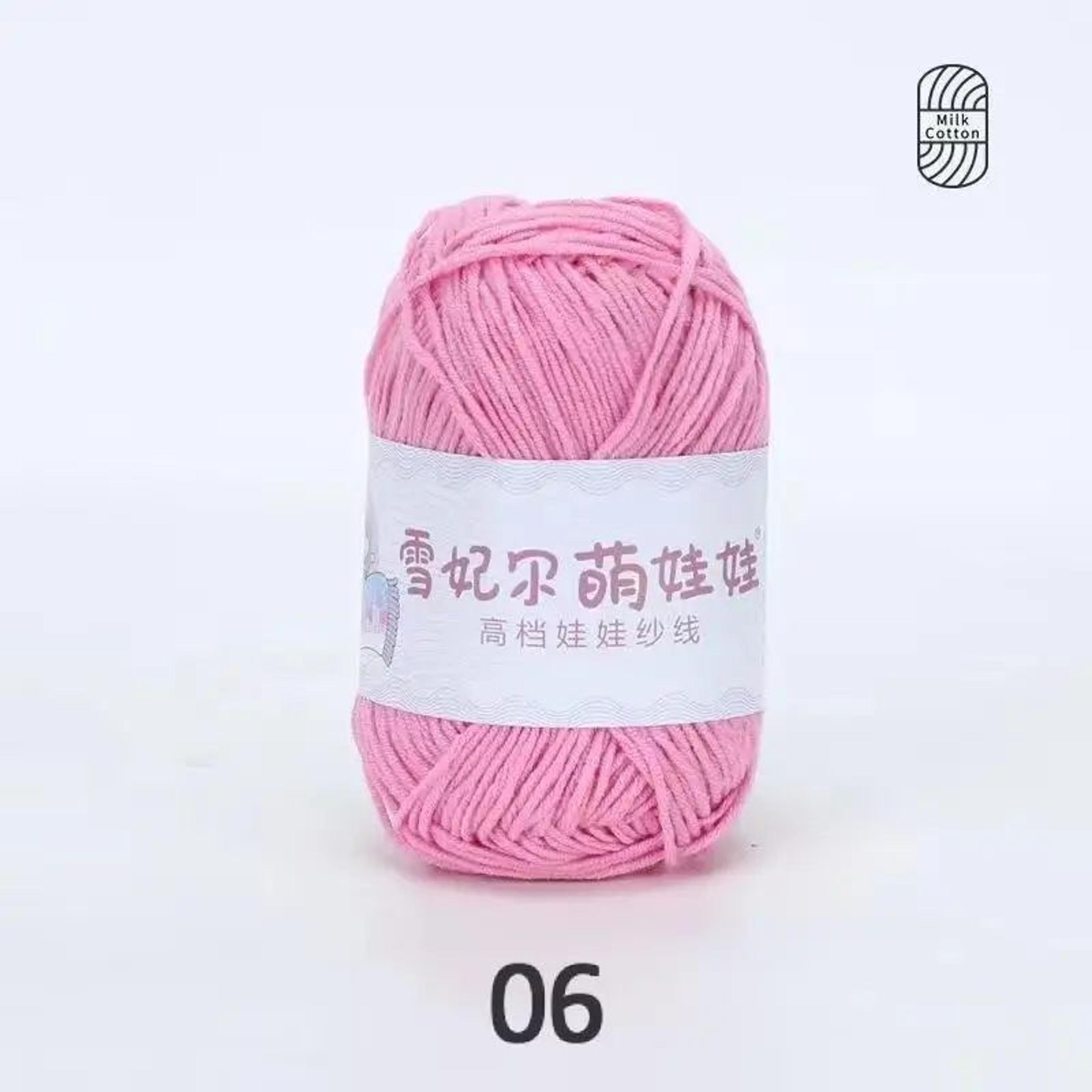 4 Pack Milk Cotton Yarn For Crochet Dolls And Crafts 21