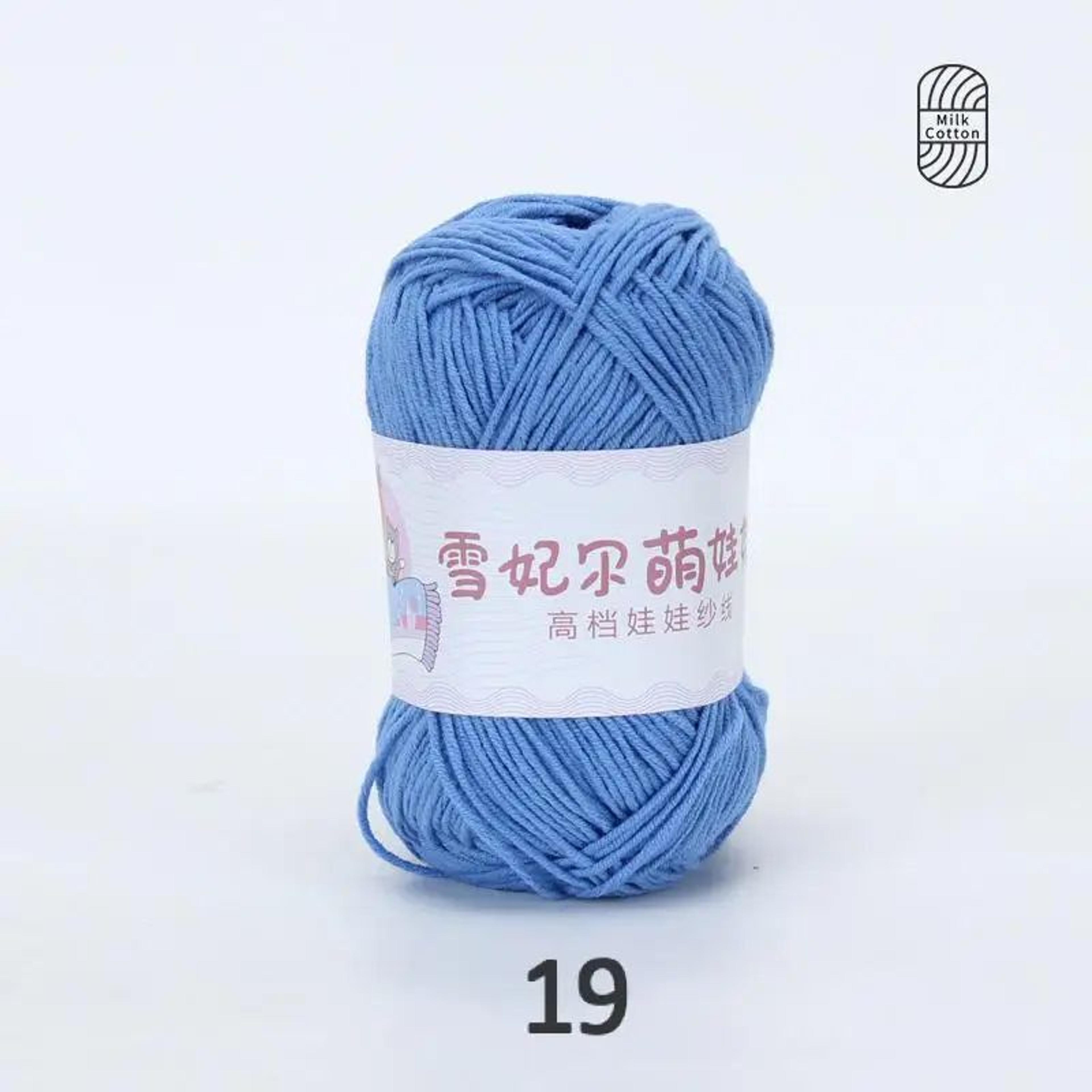 4 Pack Milk Cotton Yarn For Crochet Dolls And Crafts 28