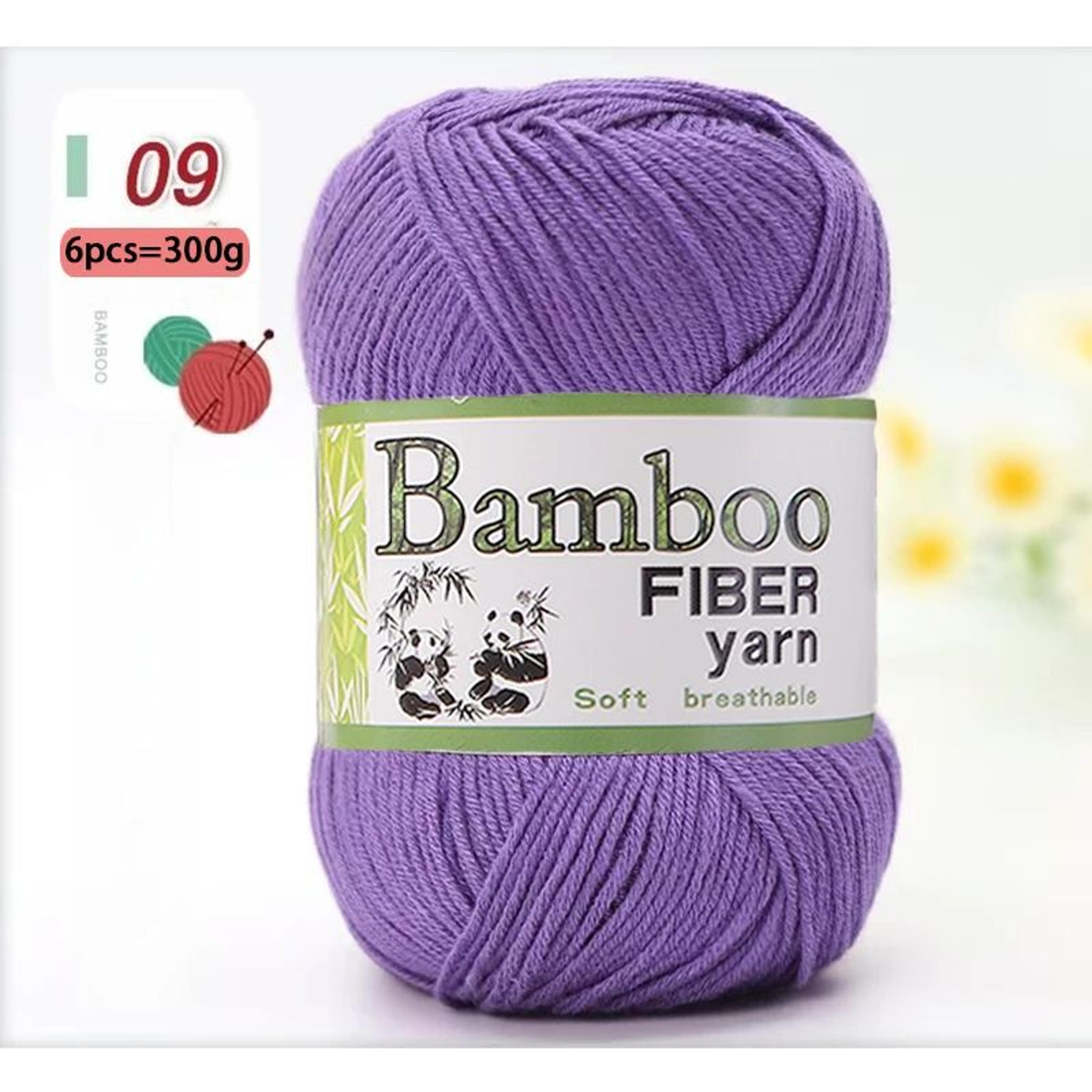 Bamboo Cotton Yarn Set For Crochet And Knitting 15