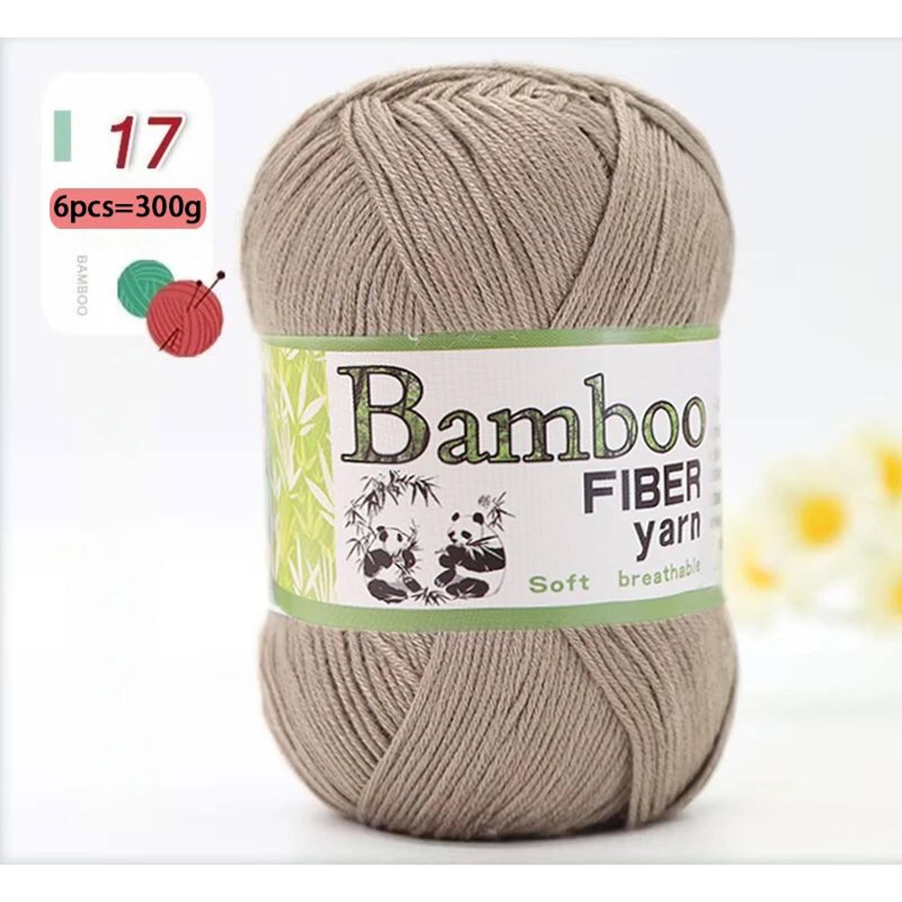 Bamboo Cotton Yarn Set For Crochet And Knitting 19