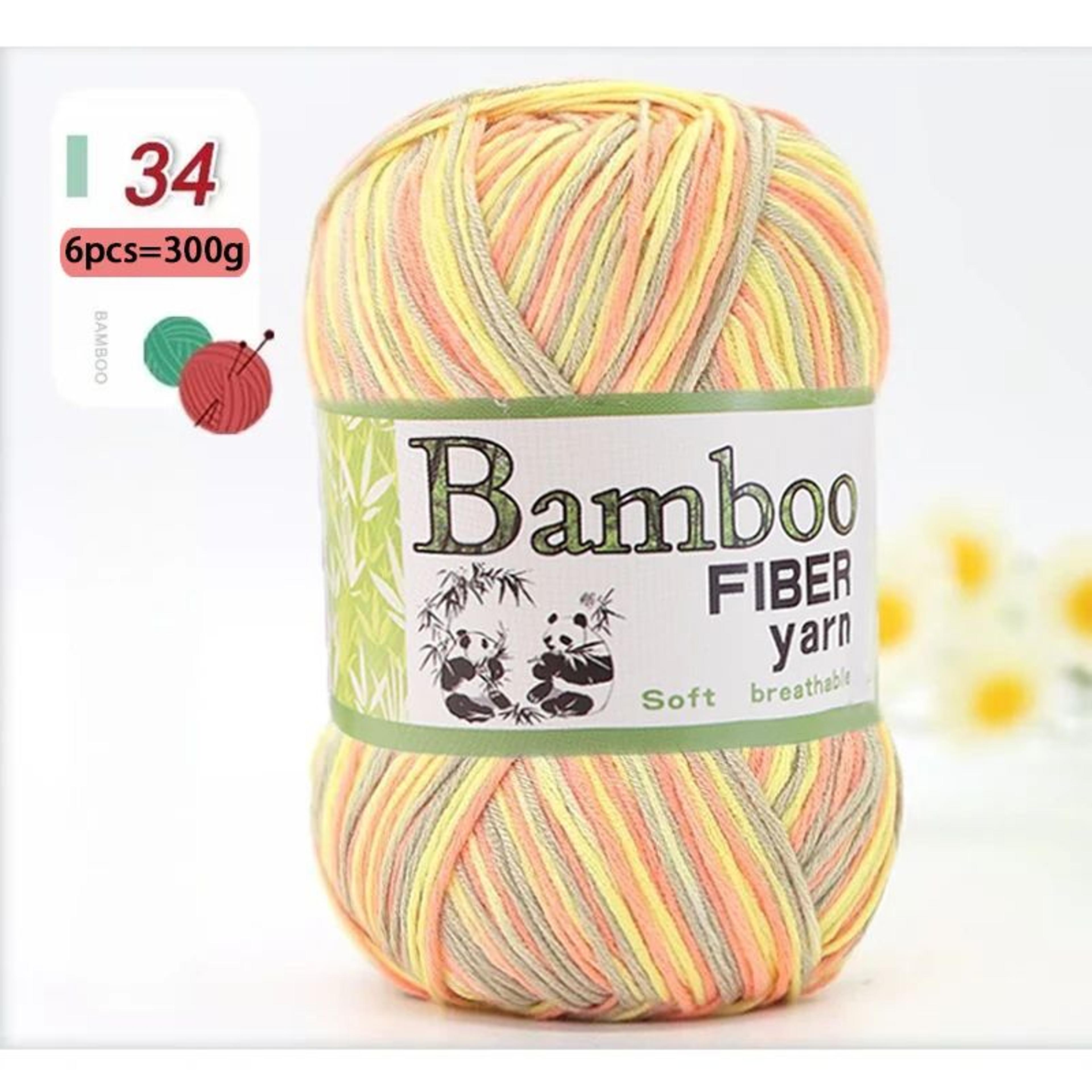 Bamboo Cotton Yarn Set For Crochet And Knitting 27