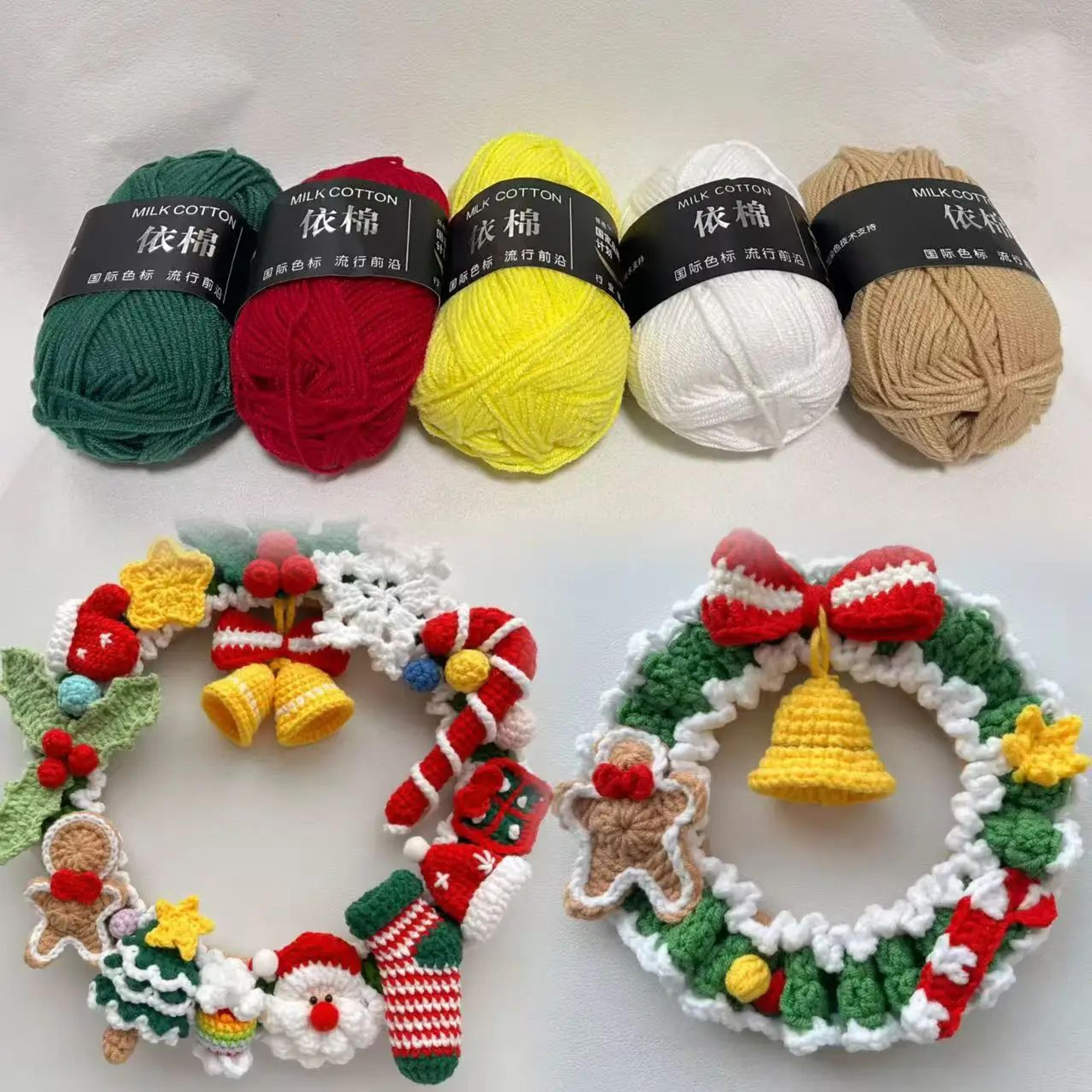5 Pack Mixed Color Milk Cotton Yarn For Crochet And Knitting 2