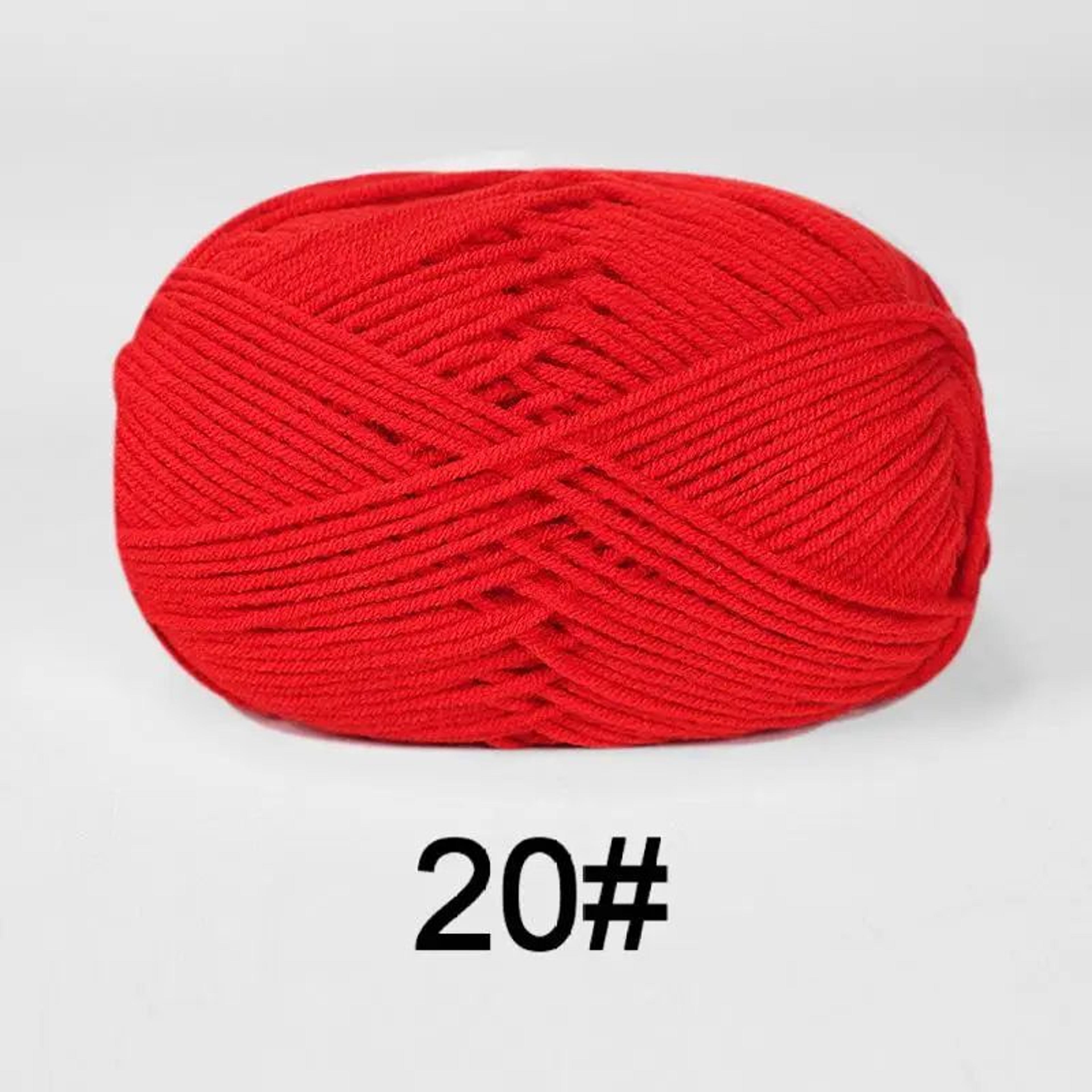 5 Pack Mixed Color Milk Cotton Yarn For Crochet And Knitting 20