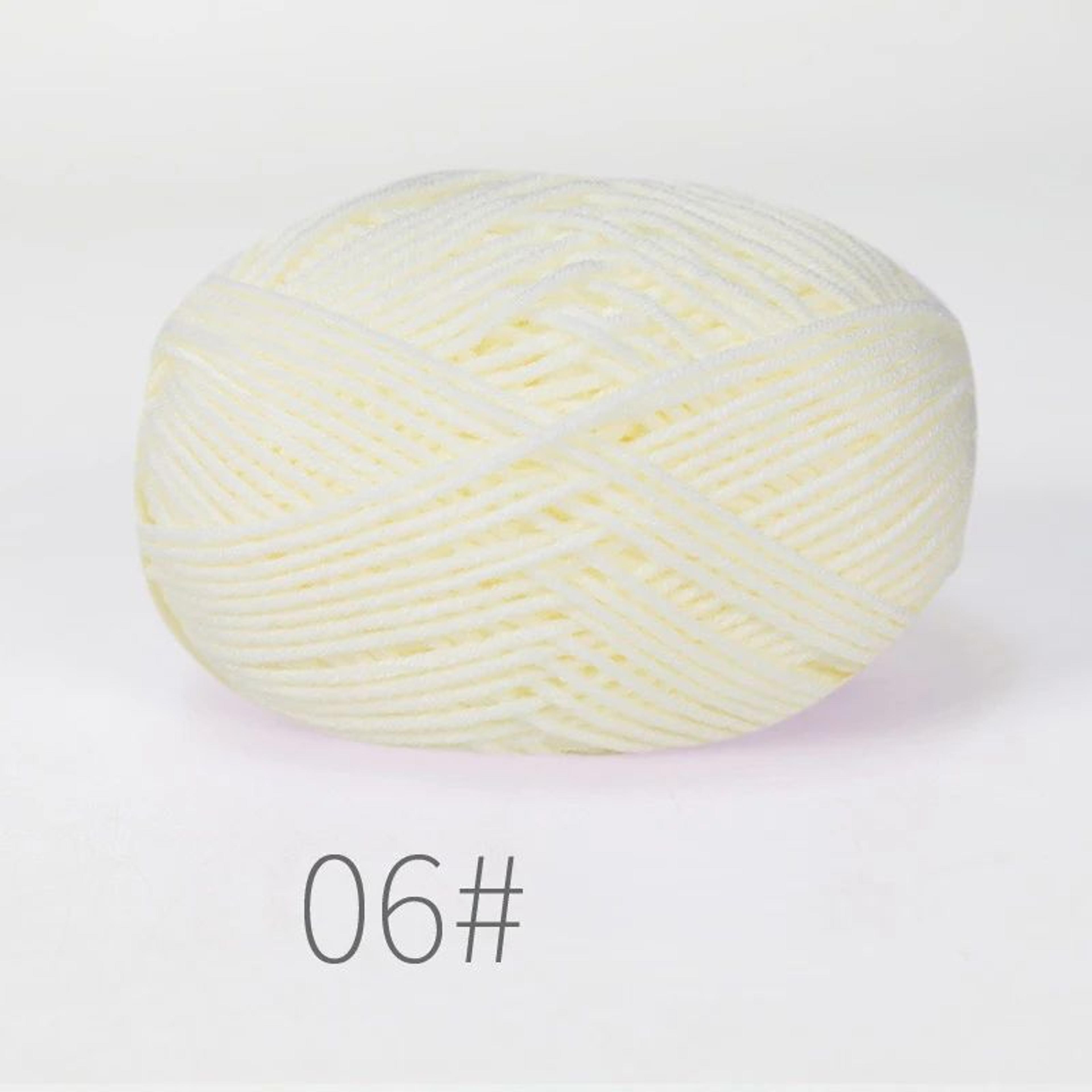 5 Pack Mixed Color Milk Cotton Yarn For Crochet And Knitting 10