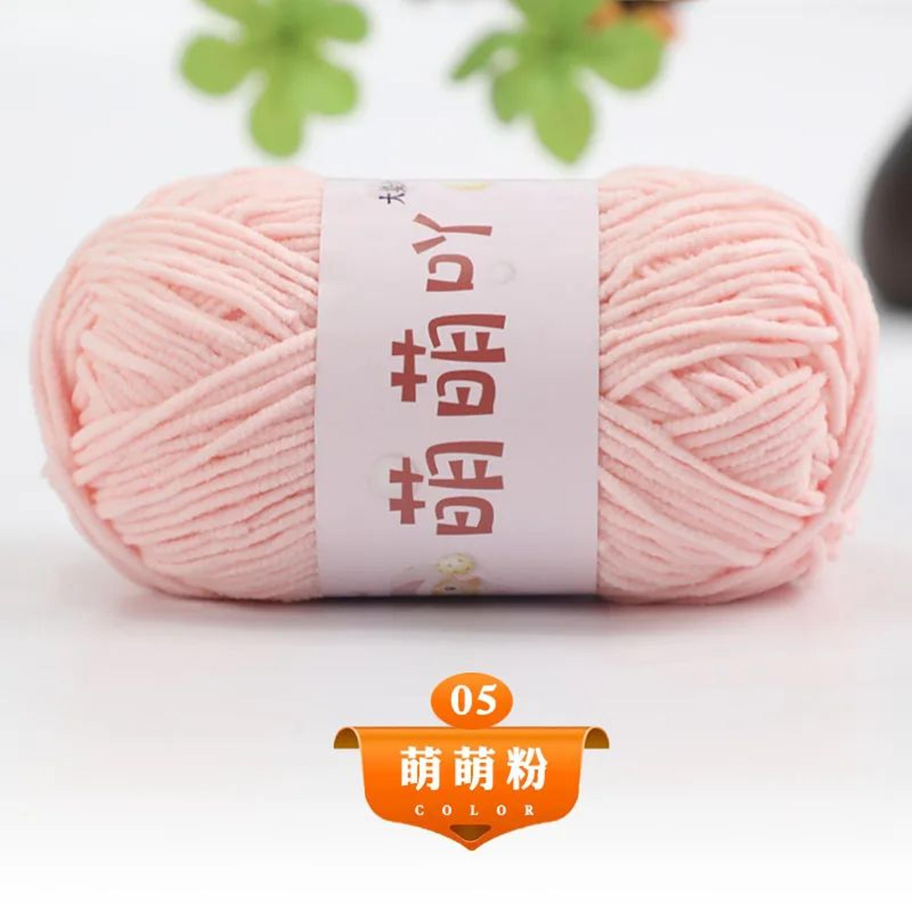 Thin Chenille Yarn For Crochet Dolls And Crafts 10