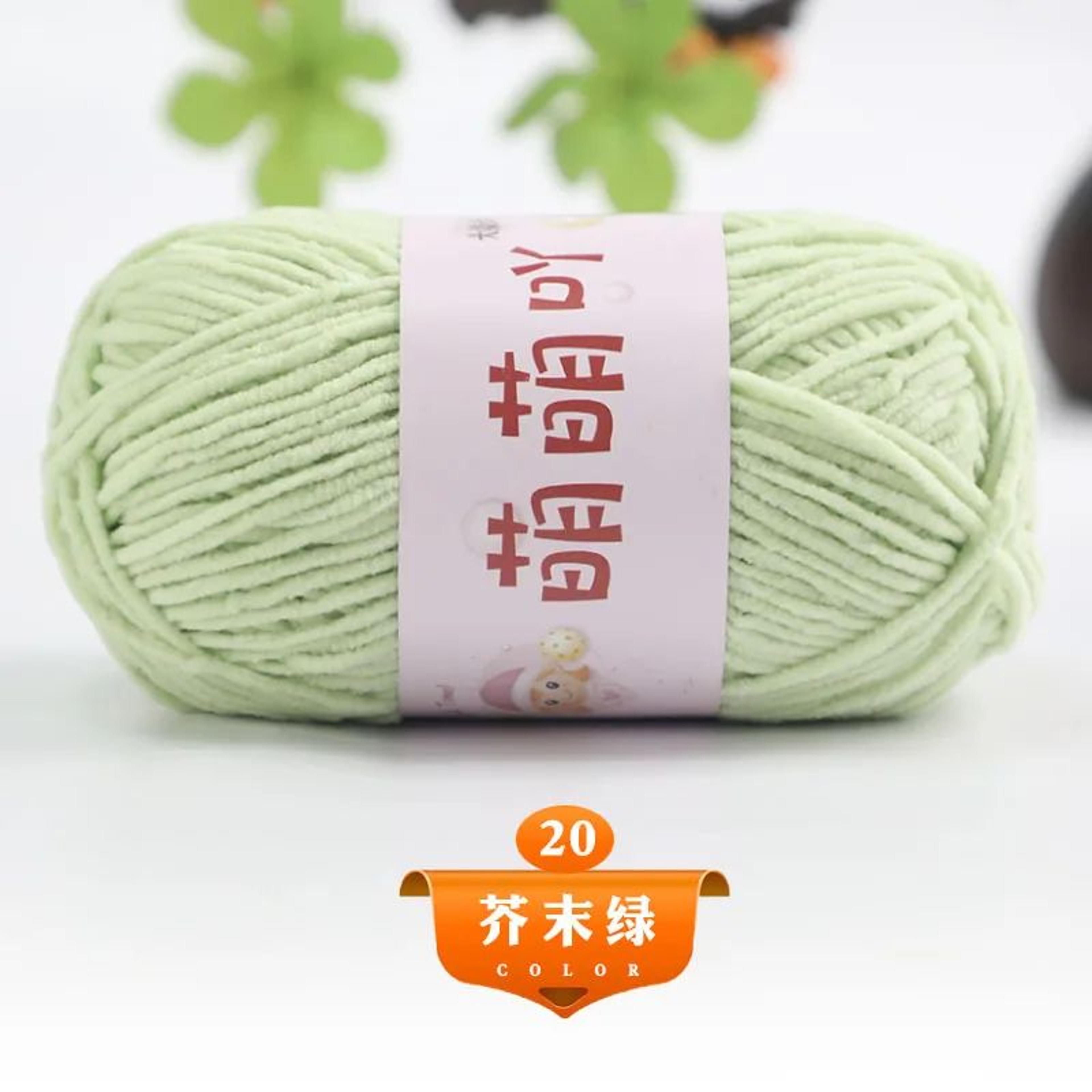 Thin Chenille Yarn For Crochet Dolls And Crafts 25