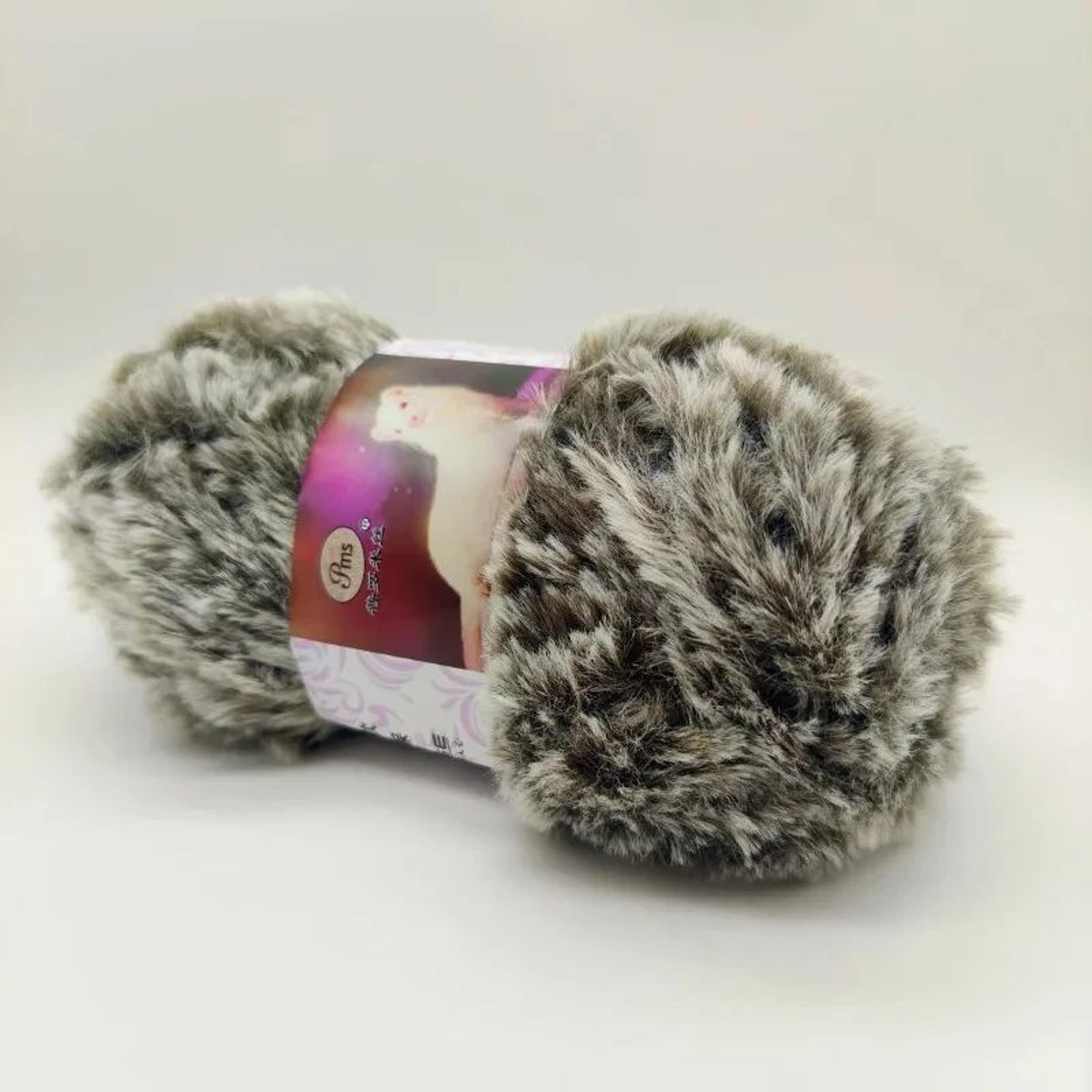 Long Pile Faux Fur Yarn For Crochet And Knitting 6