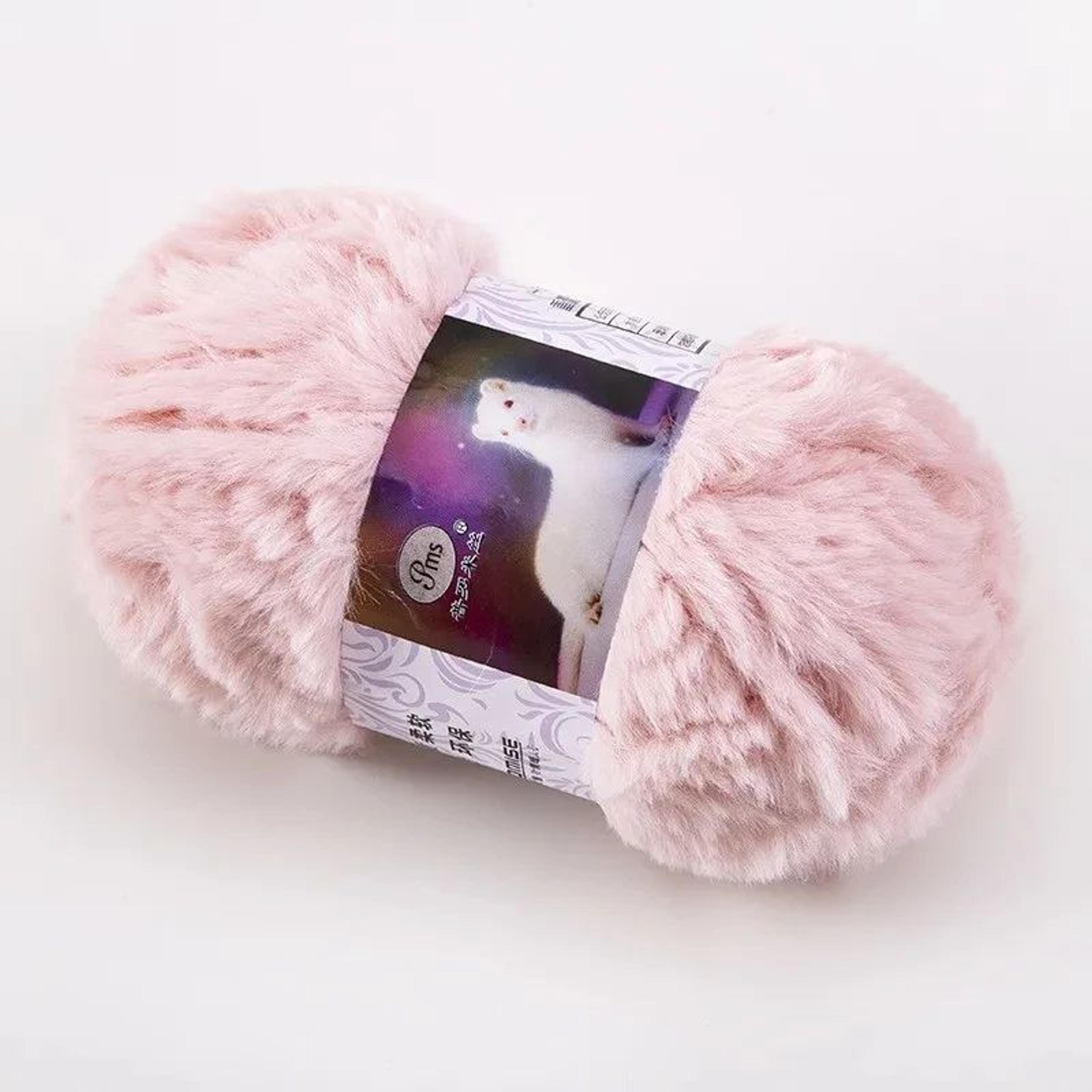 Long Pile Faux Fur Yarn For Crochet And Knitting 13