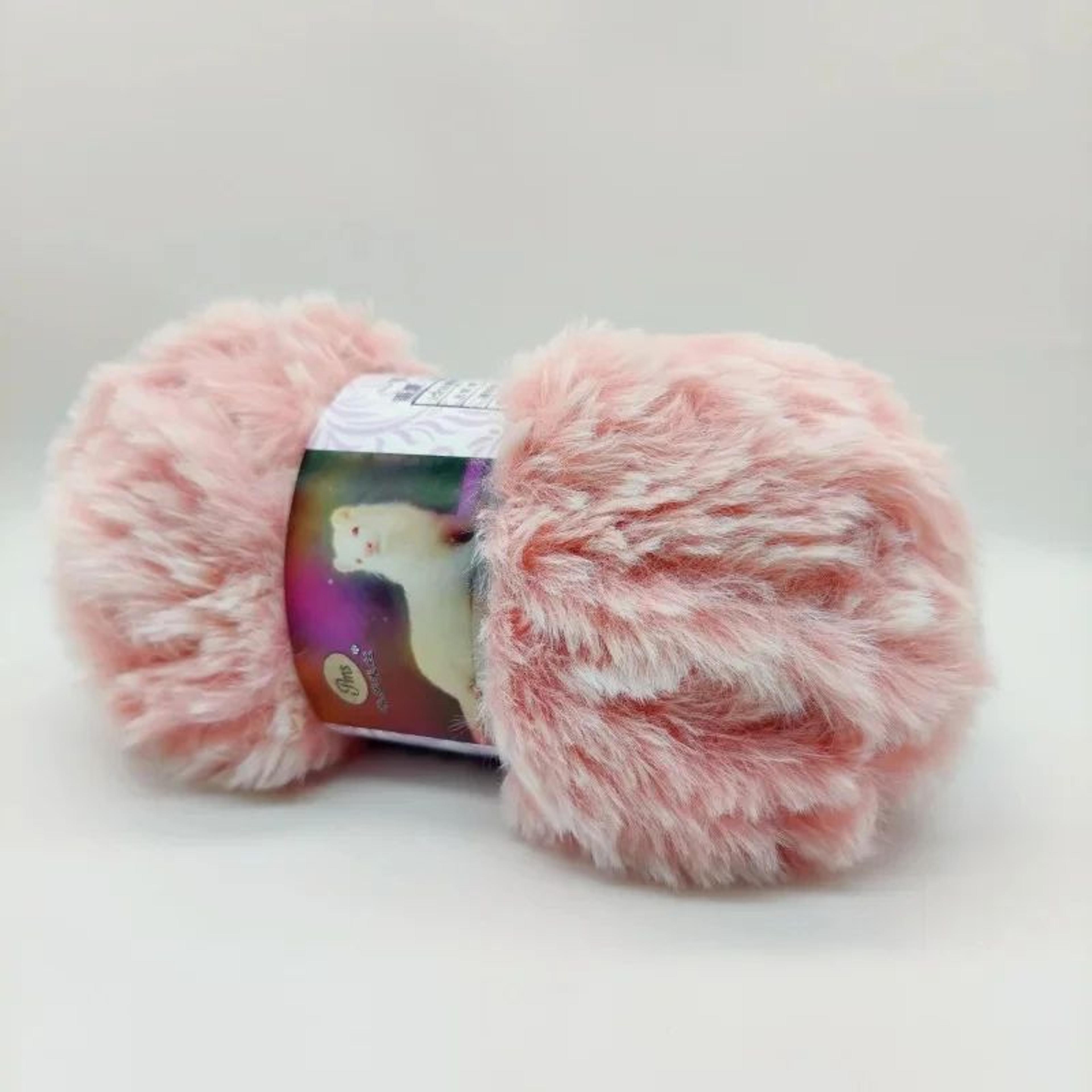Long Pile Faux Fur Yarn For Crochet And Knitting 27