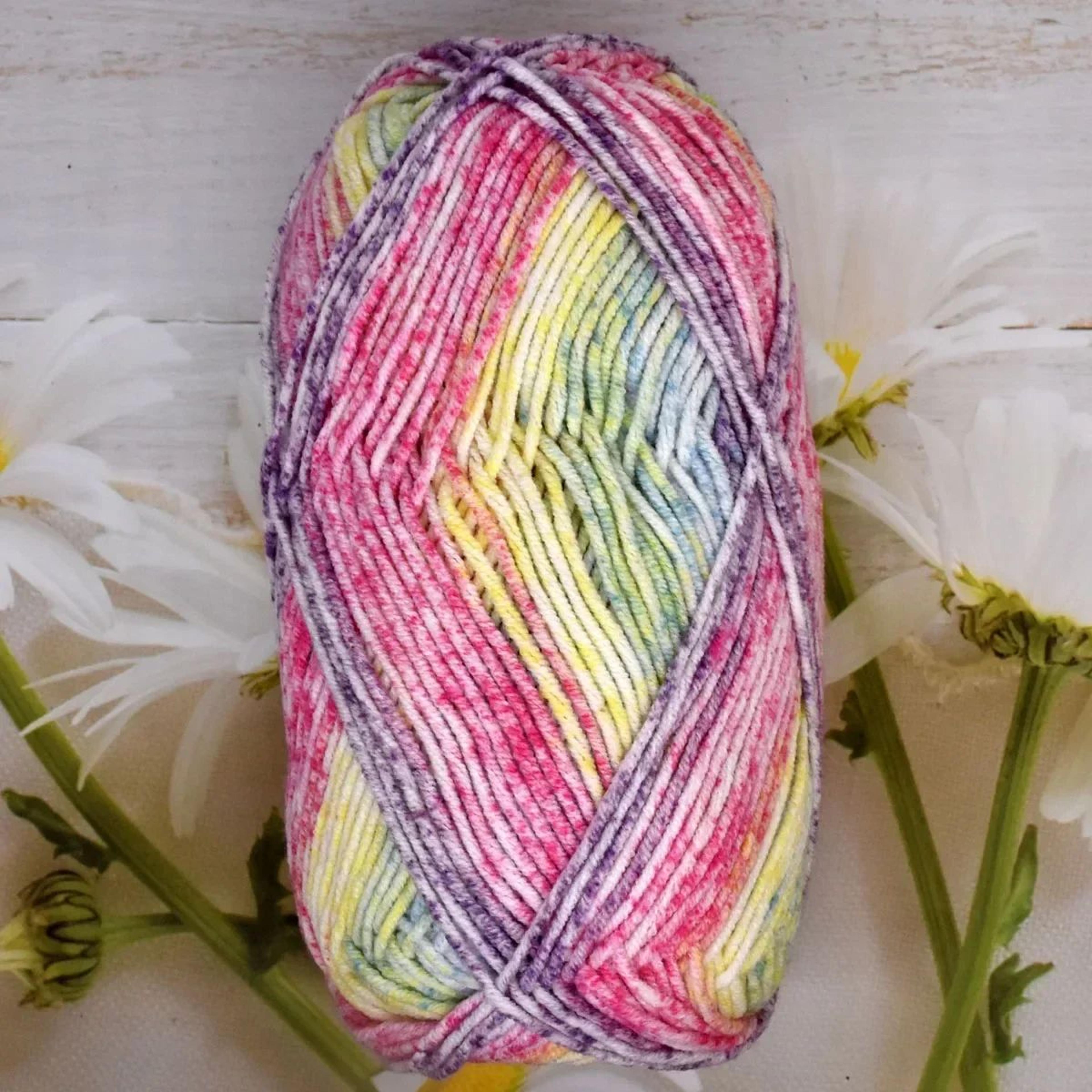 5 Pack Rainbow Milk Cotton Yarn For Crochet And Knitting 11