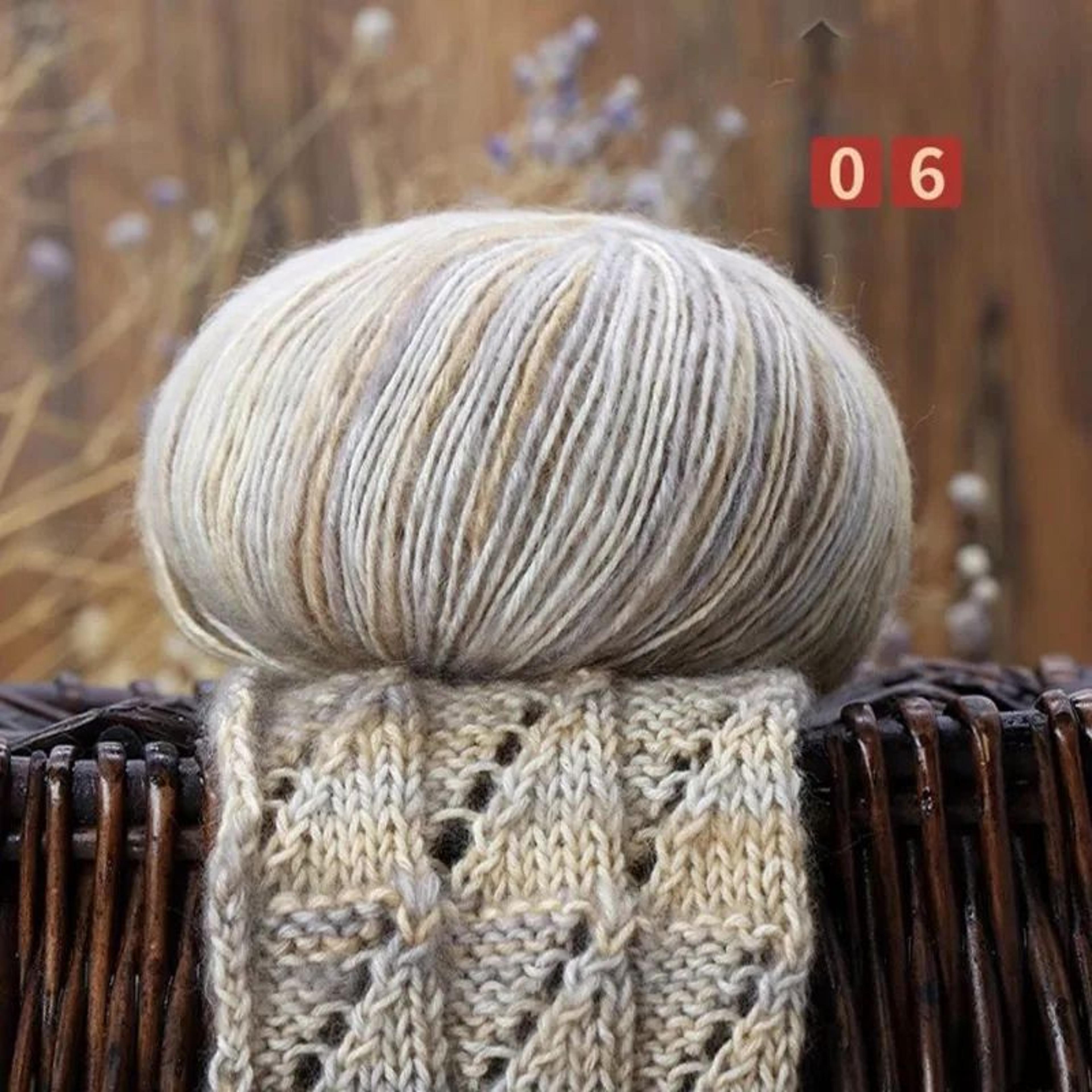Rainbow Alpaca Wool Yarn For Crochet And Knitting 11