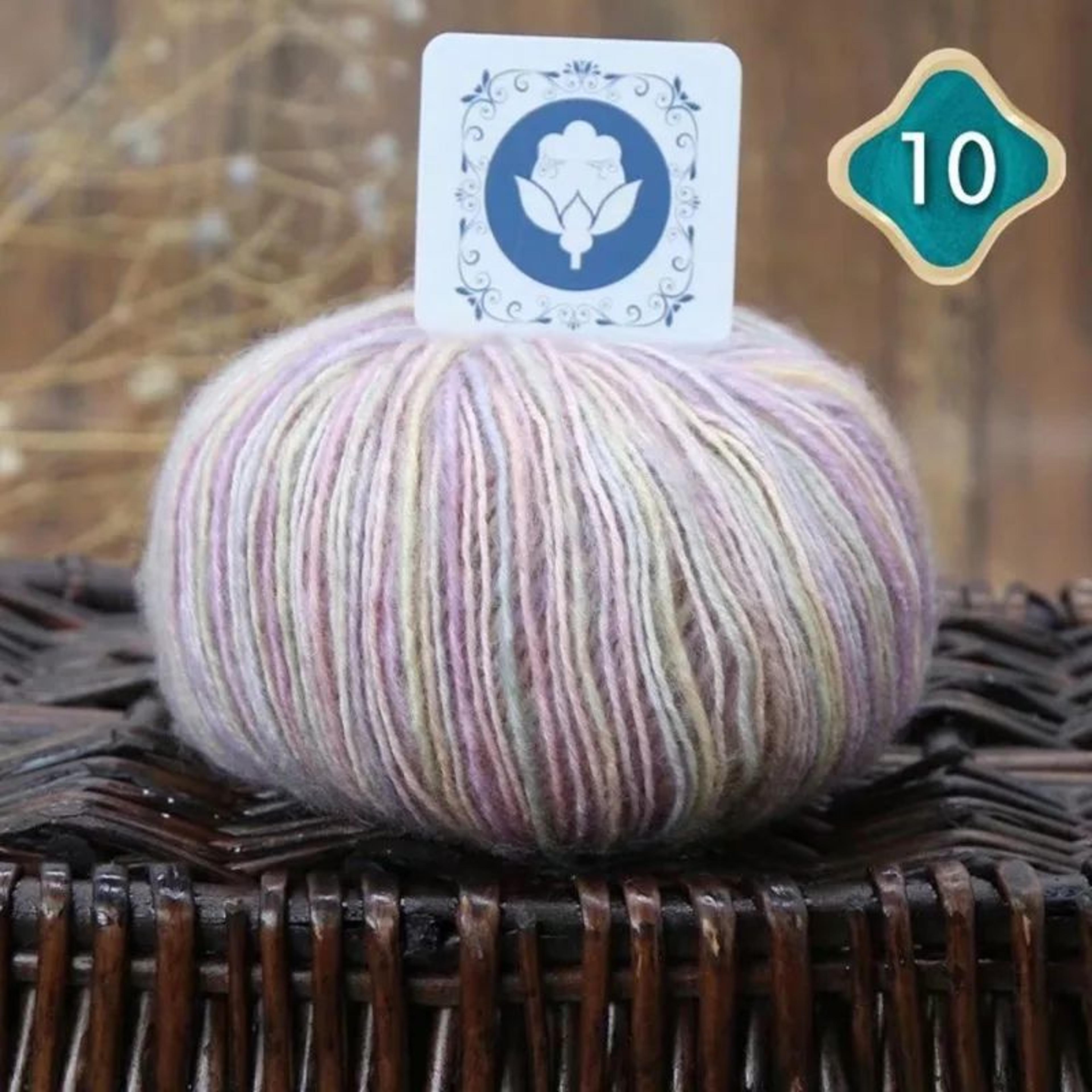 Rainbow Alpaca Wool Yarn For Crochet And Knitting 15