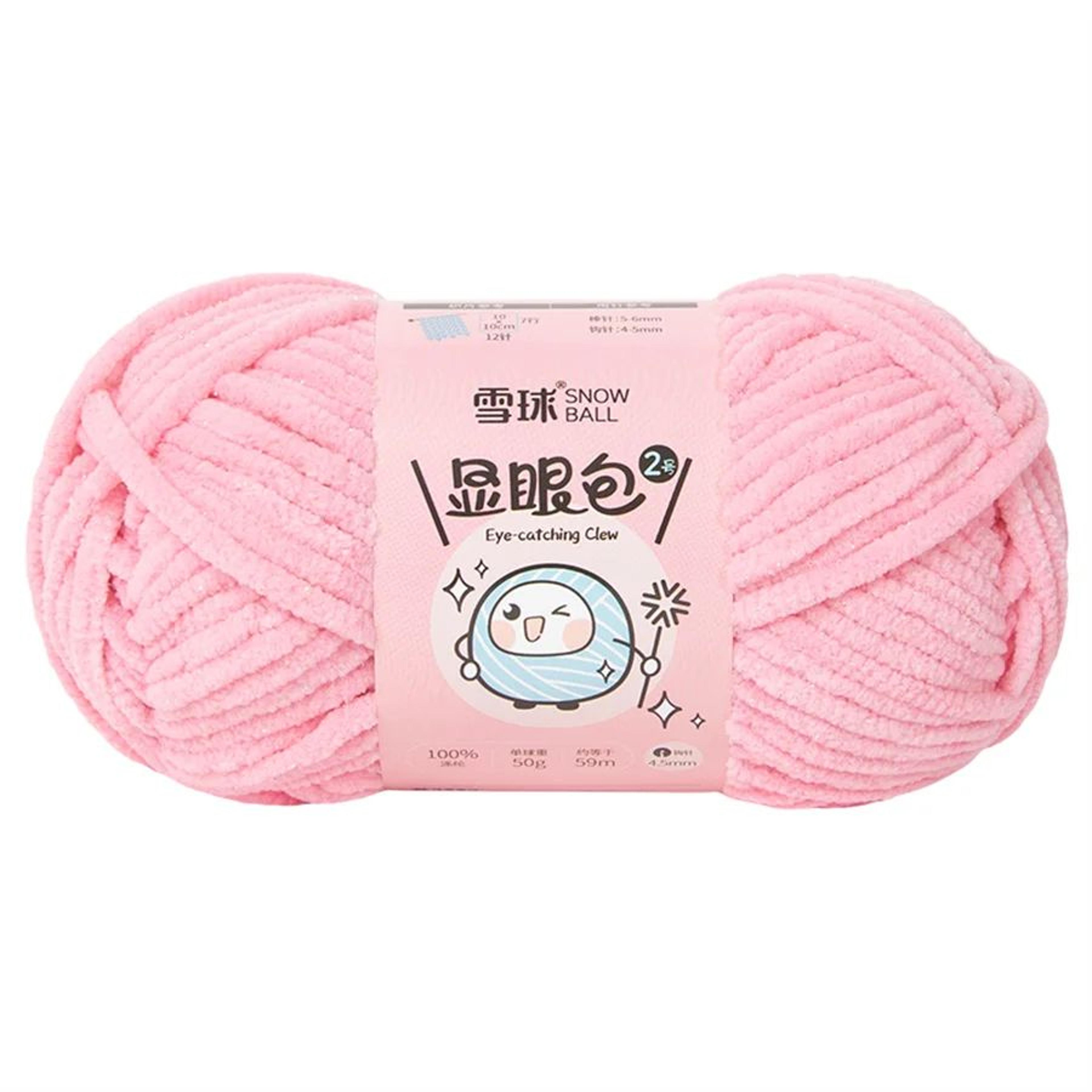 Shiny Chenille Yarn For Crochet And Knitting Projects 12