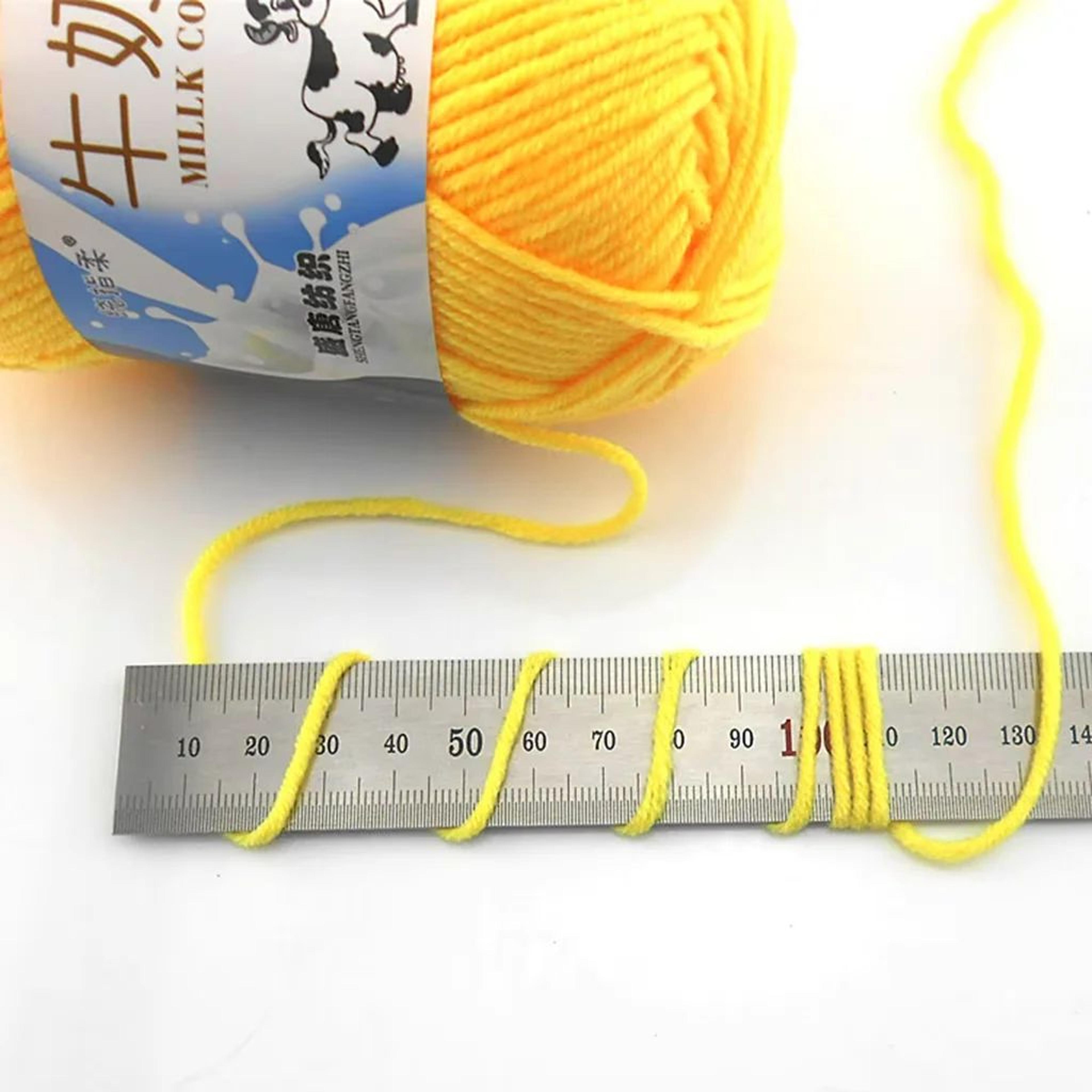 10 Piece Soft Milk Cotton Yarn Set For Knitting And Crochet 5