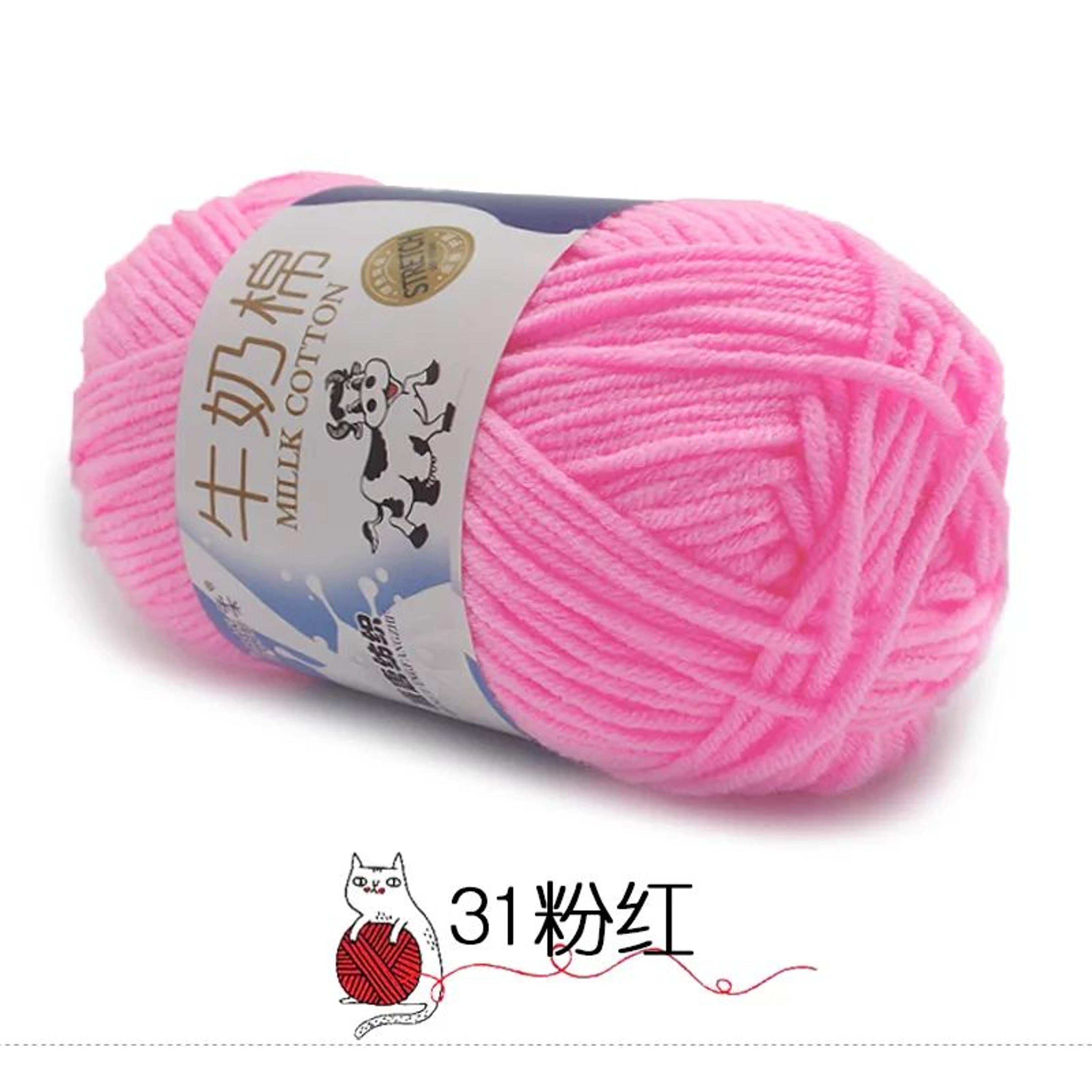 10 Piece Soft Milk Cotton Yarn Set For Knitting And Crochet 19
