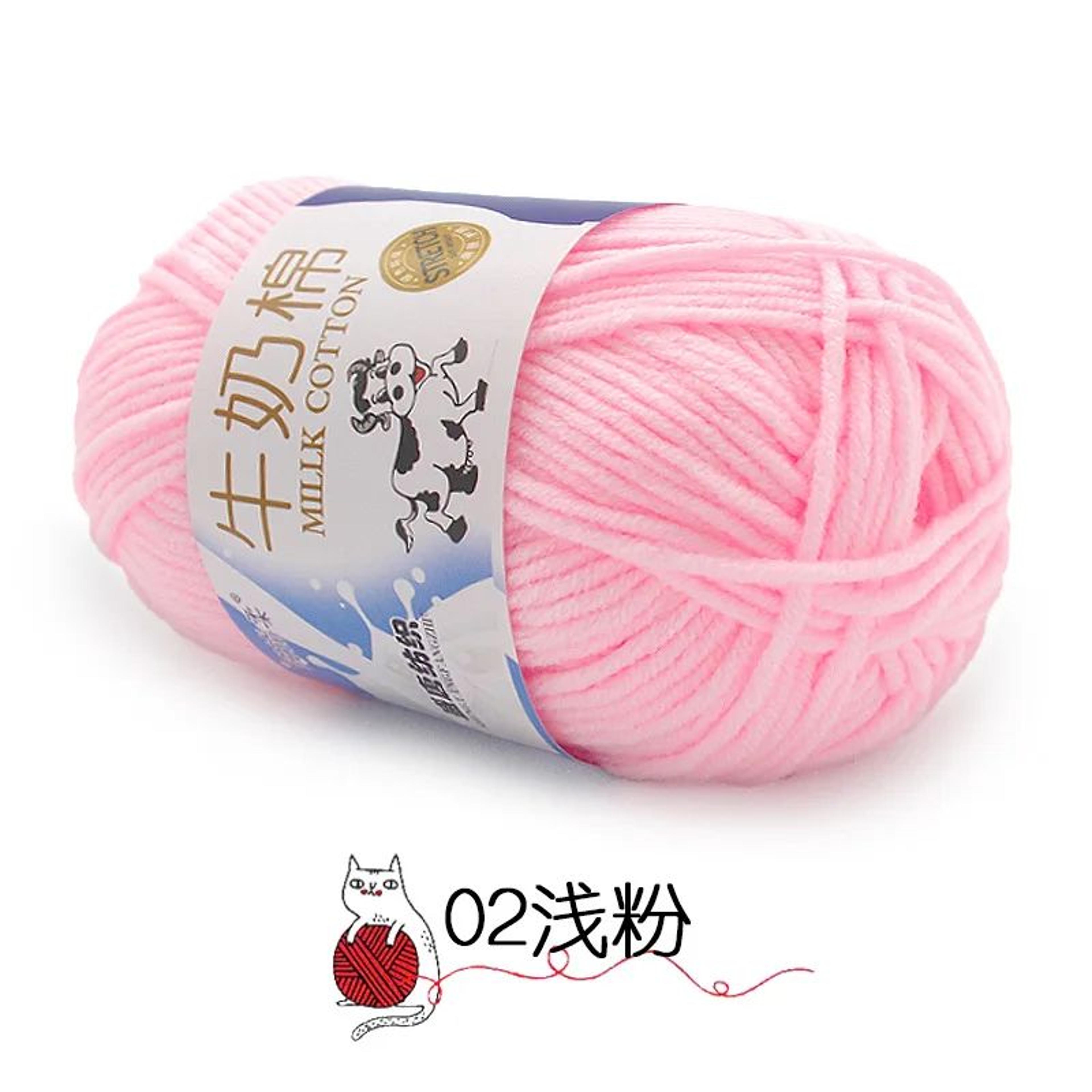 10 Piece Soft Milk Cotton Yarn Set For Knitting And Crochet 21