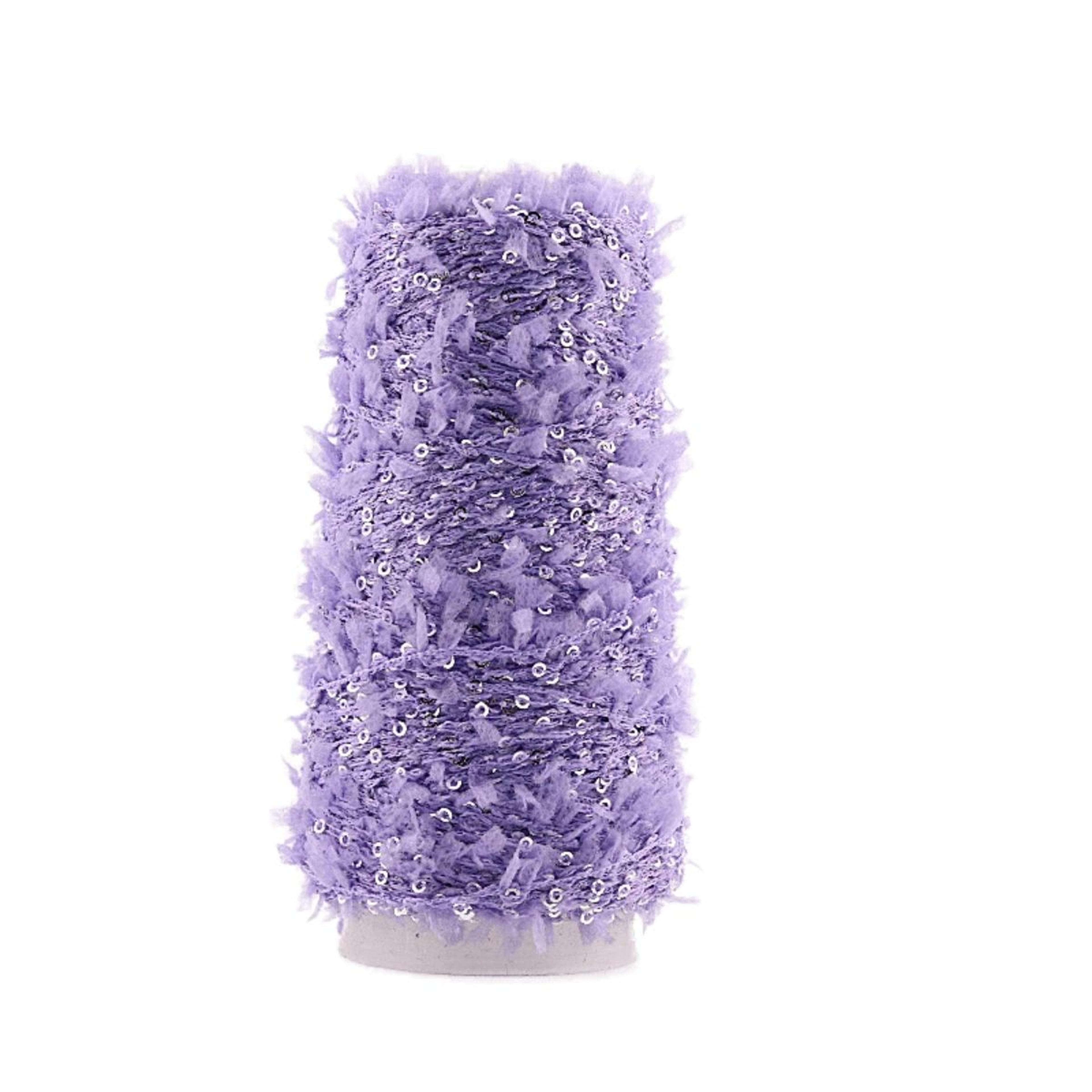 Silk Sequin Fancy Yarn 18 Oz For Knitting And Crochet 9