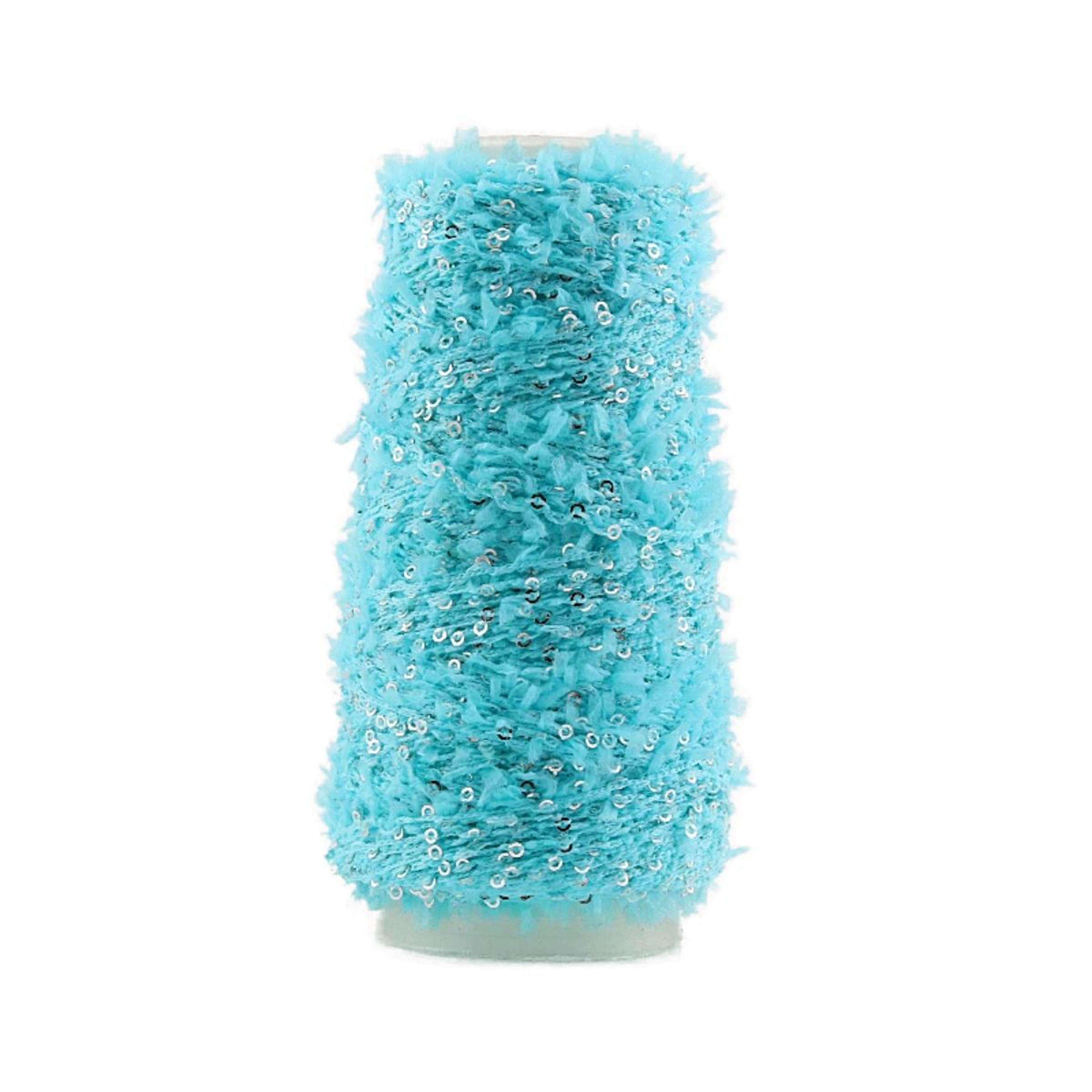 Silk Sequin Fancy Yarn 18 Oz For Knitting And Crochet 13