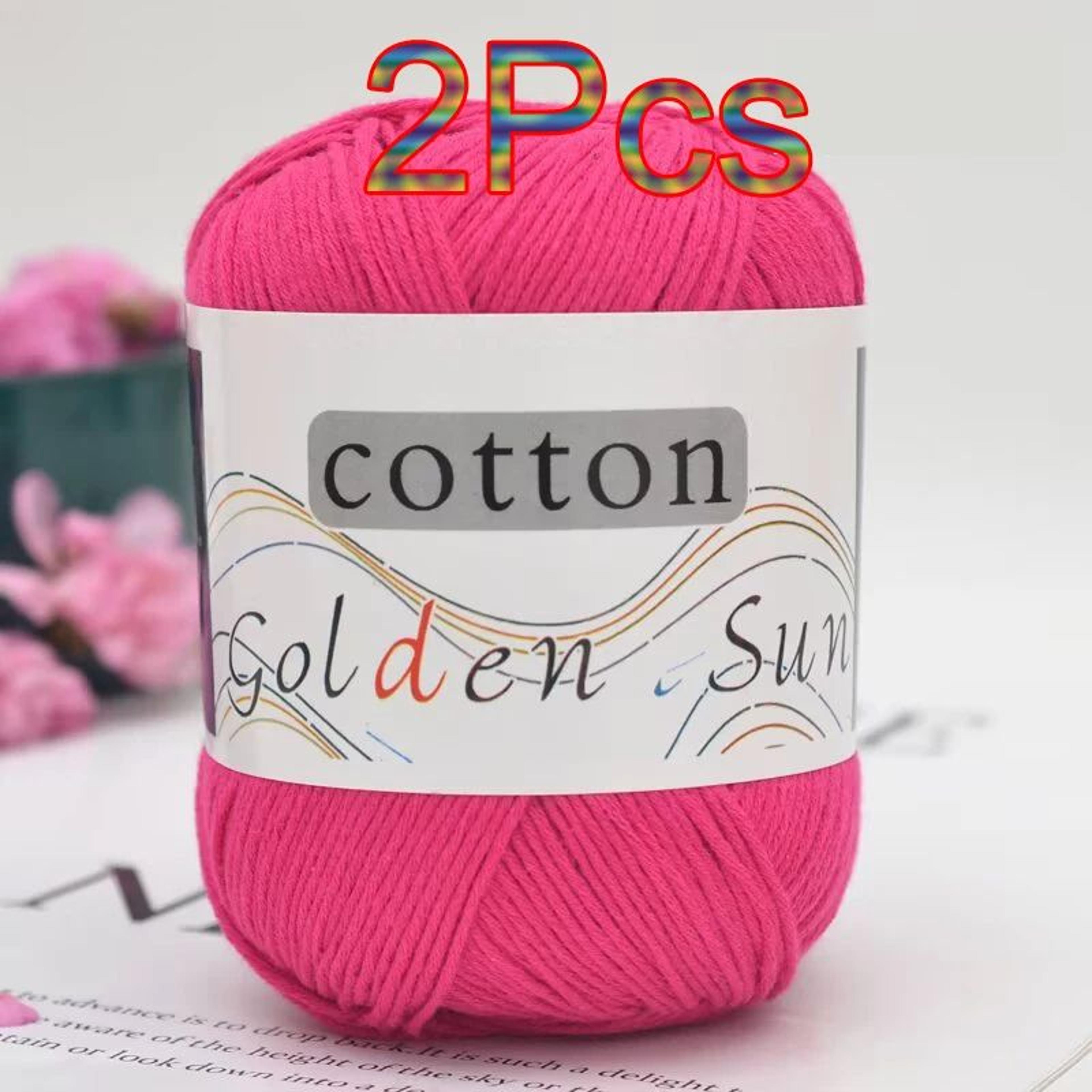 2 Piece Cotton Yarn Set For Knitting And Crochet 18