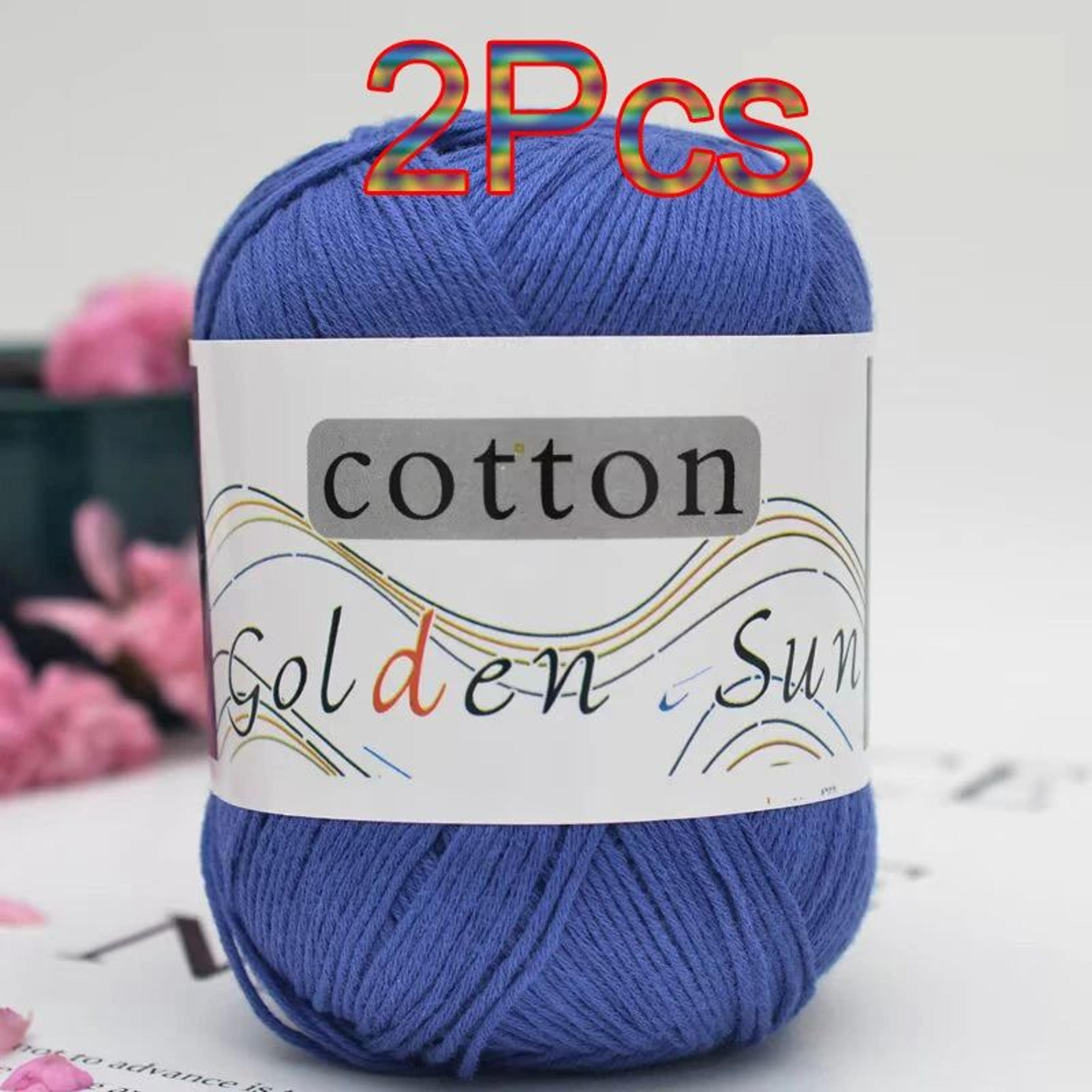 2 Piece Cotton Yarn Set For Knitting And Crochet 20