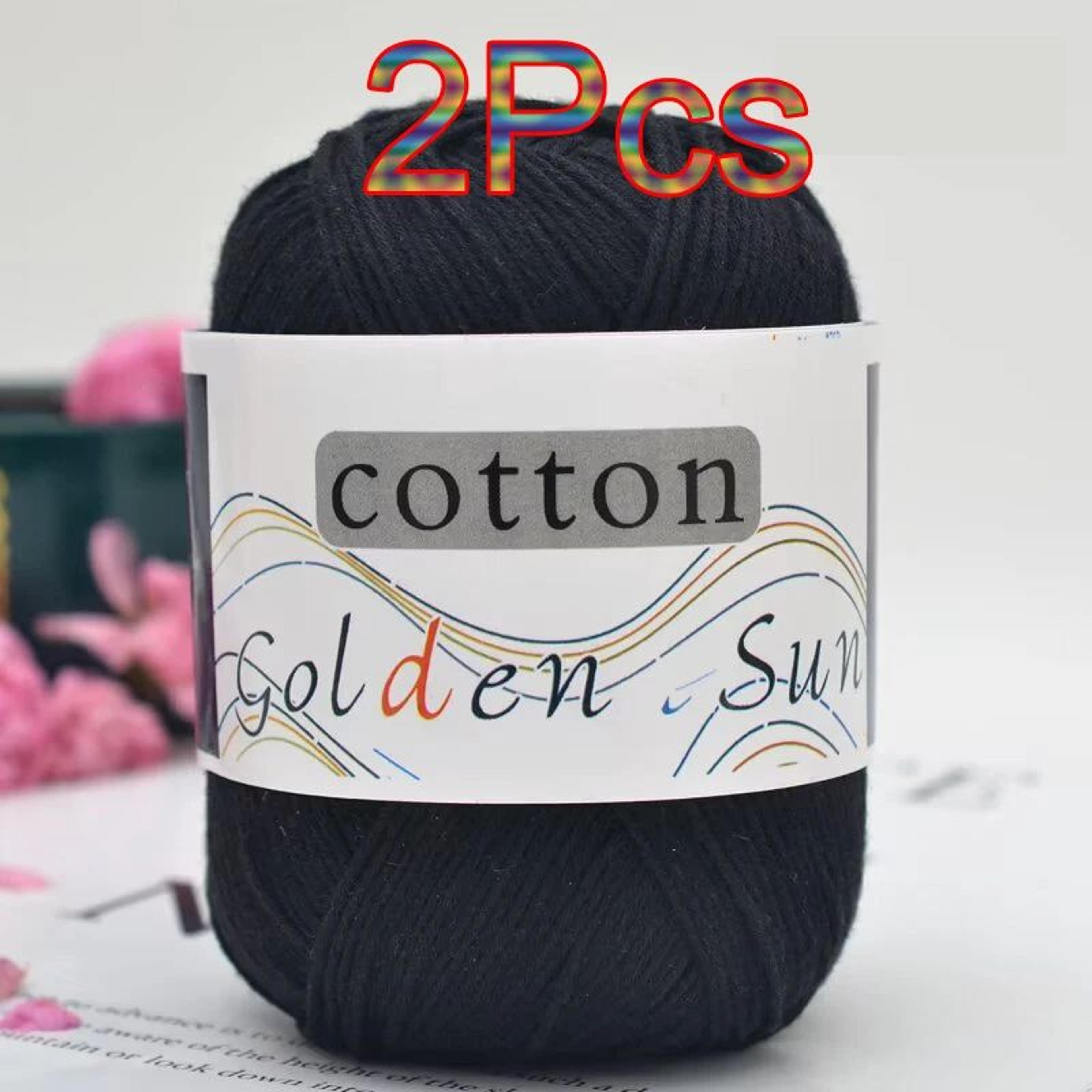 2 Piece Cotton Yarn Set For Knitting And Crochet 24