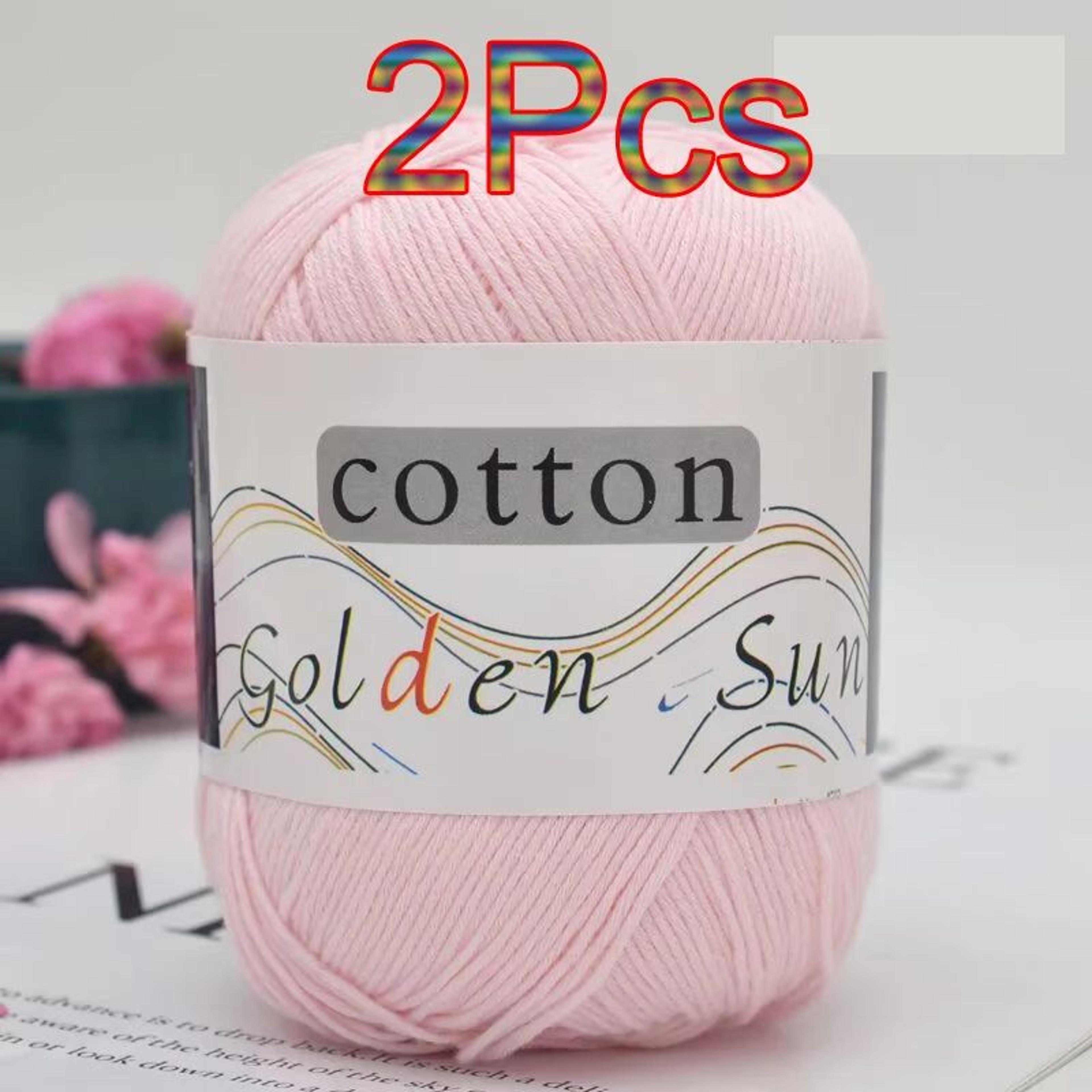 2 Piece Cotton Yarn Set For Knitting And Crochet 25