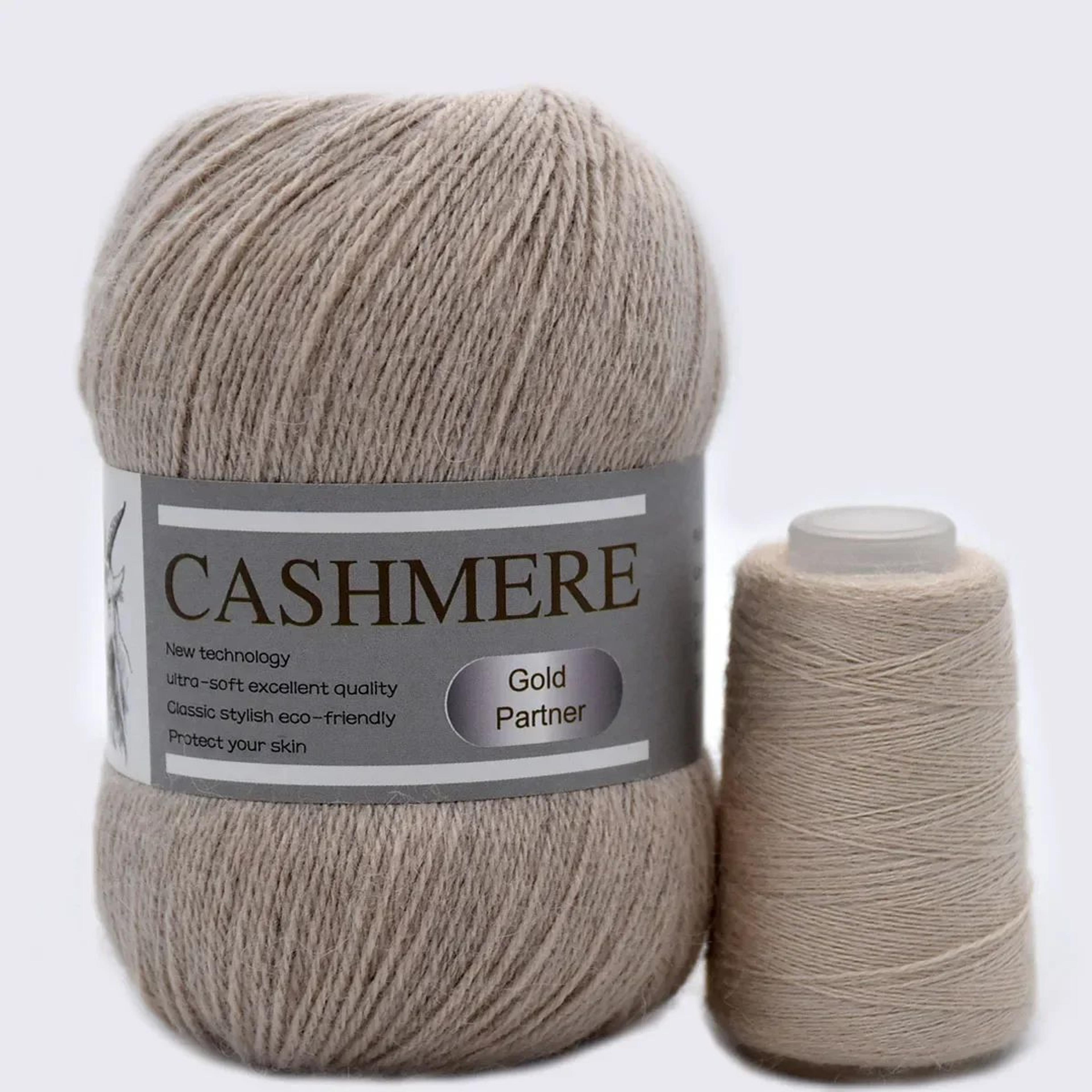 6 Piece Cashmere Blend Yarn Set 25 Oz For Knitting And Crochet 10