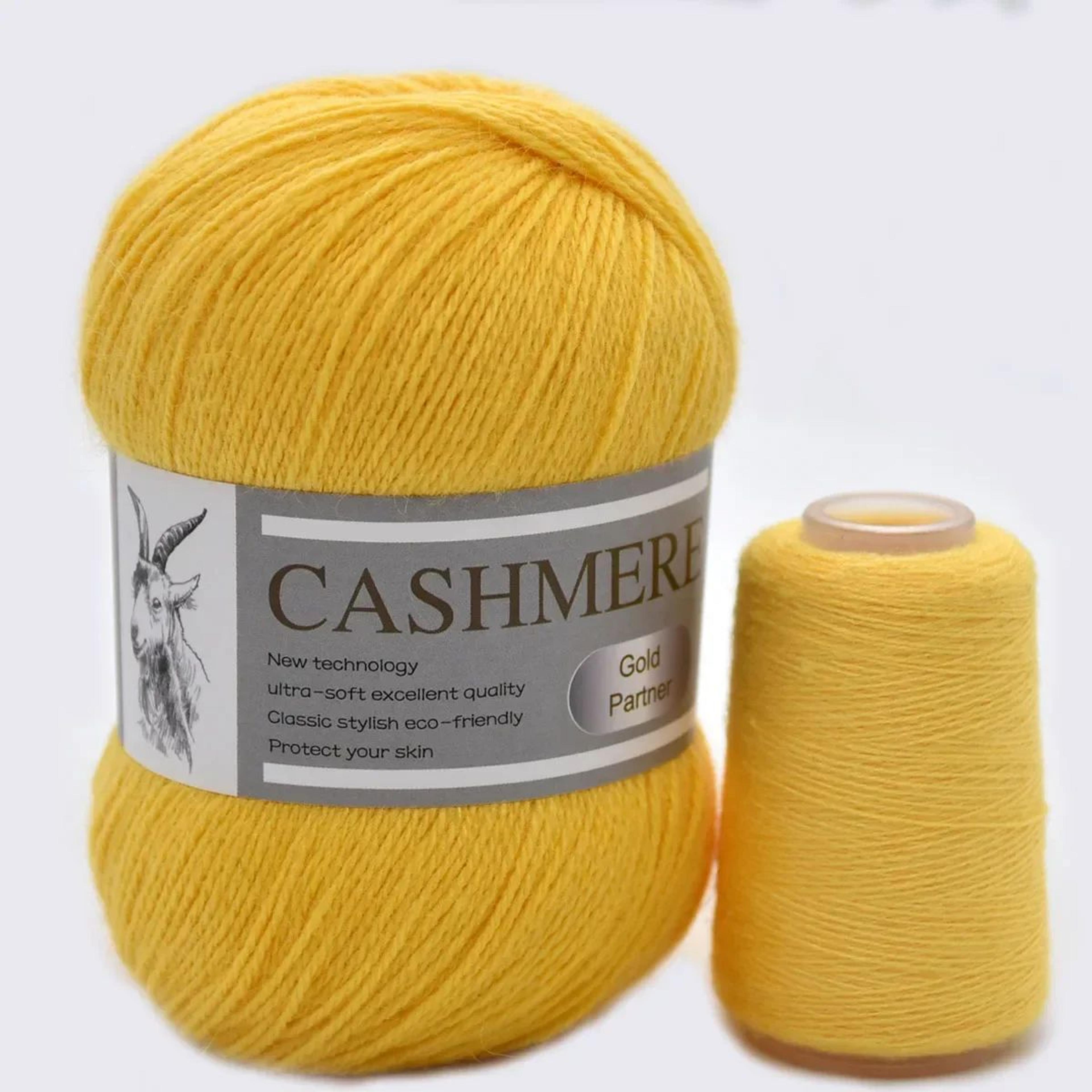 6 Piece Cashmere Blend Yarn Set 25 Oz For Knitting And Crochet 12