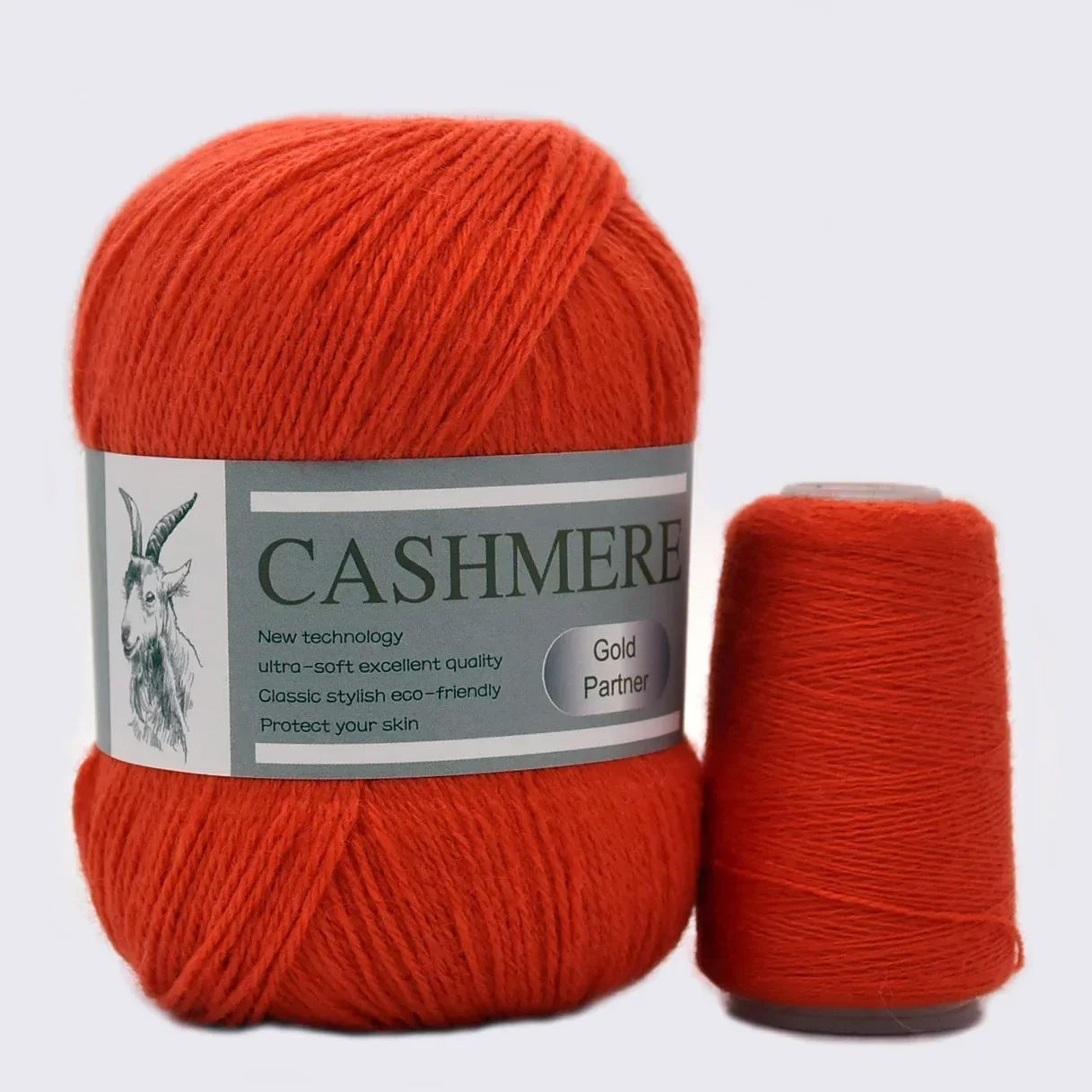 6 Piece Cashmere Blend Yarn Set 25 Oz For Knitting And Crochet 25