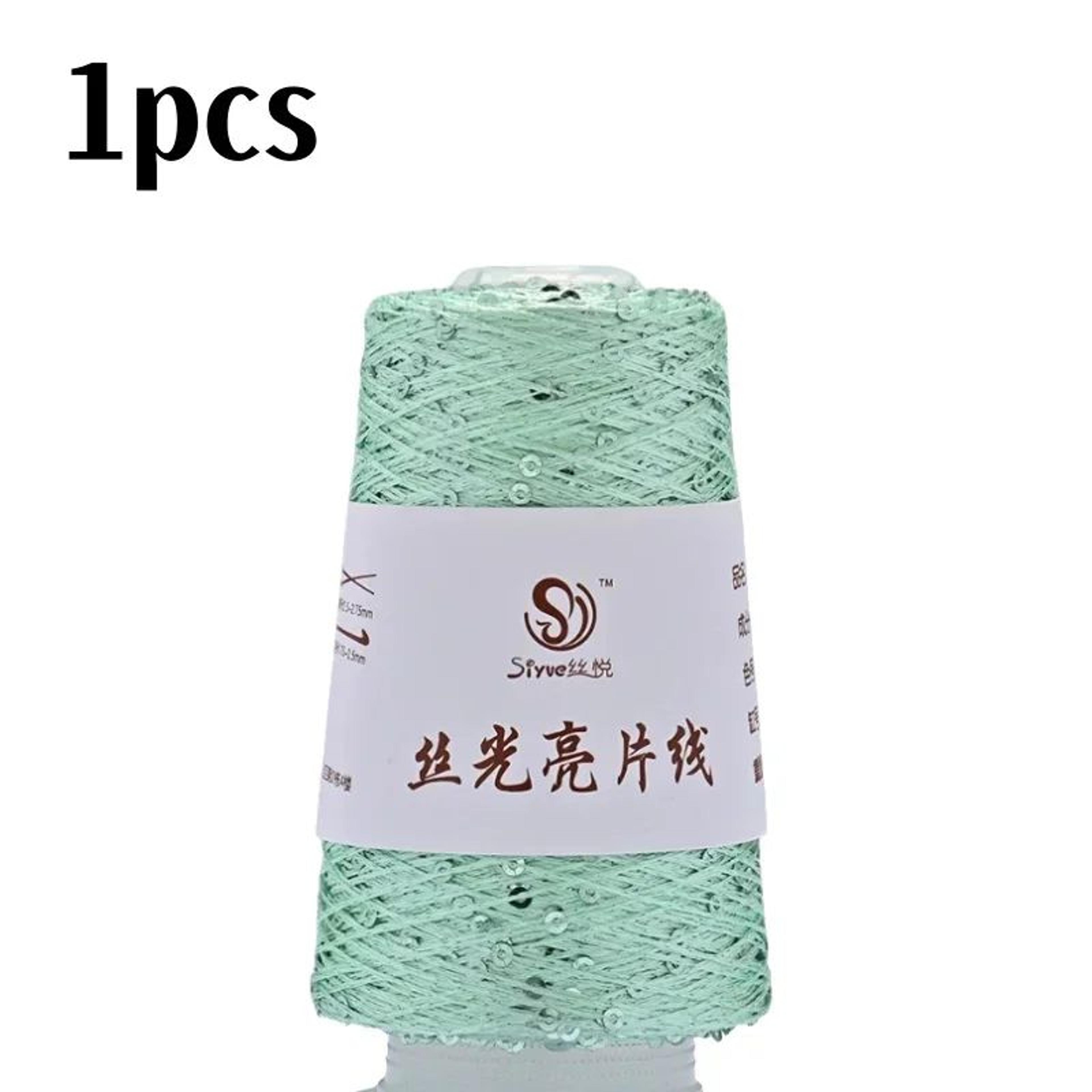 Sequin Knitting Yarn 35 Oz For Crochet And DIY Crafts 10