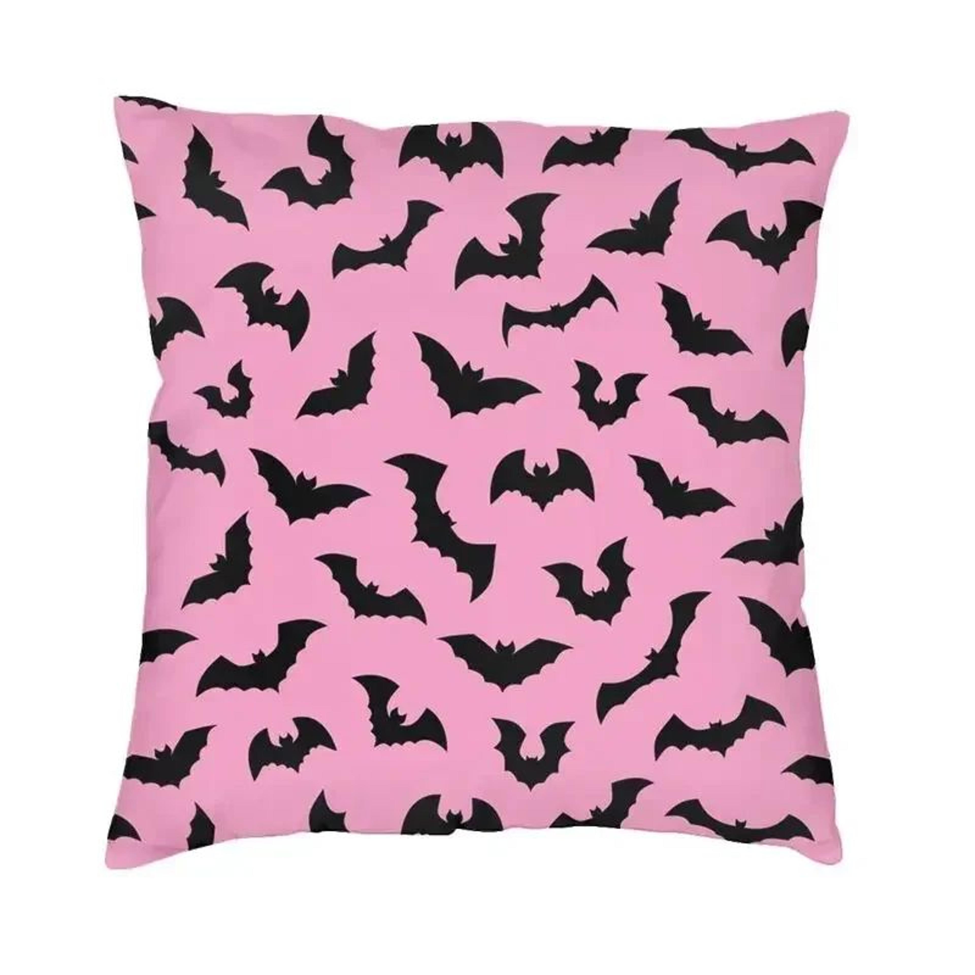 Pastel Goth Halloween Throw Pillow Cover 2