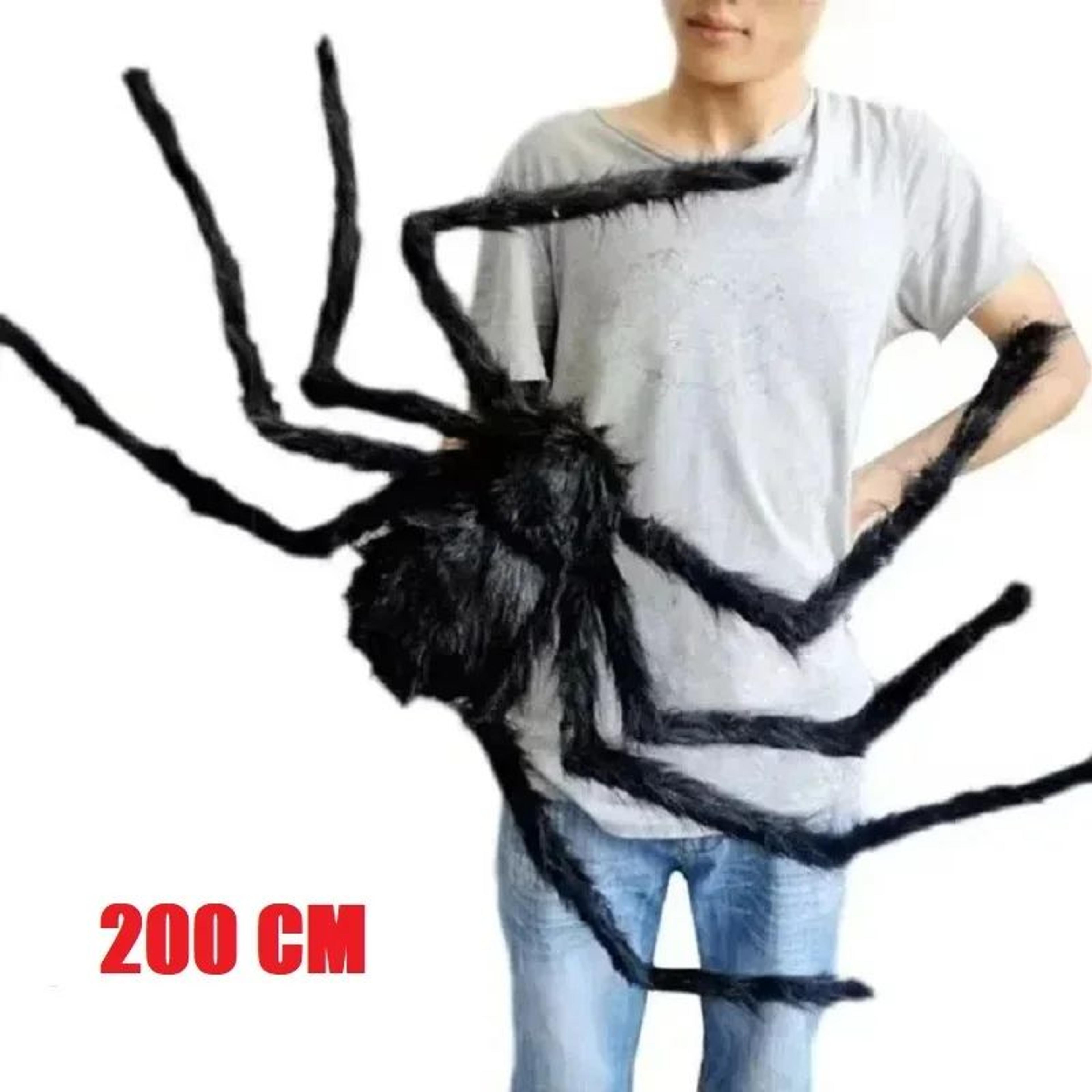 Giant Plush Halloween Spider Decoration 12